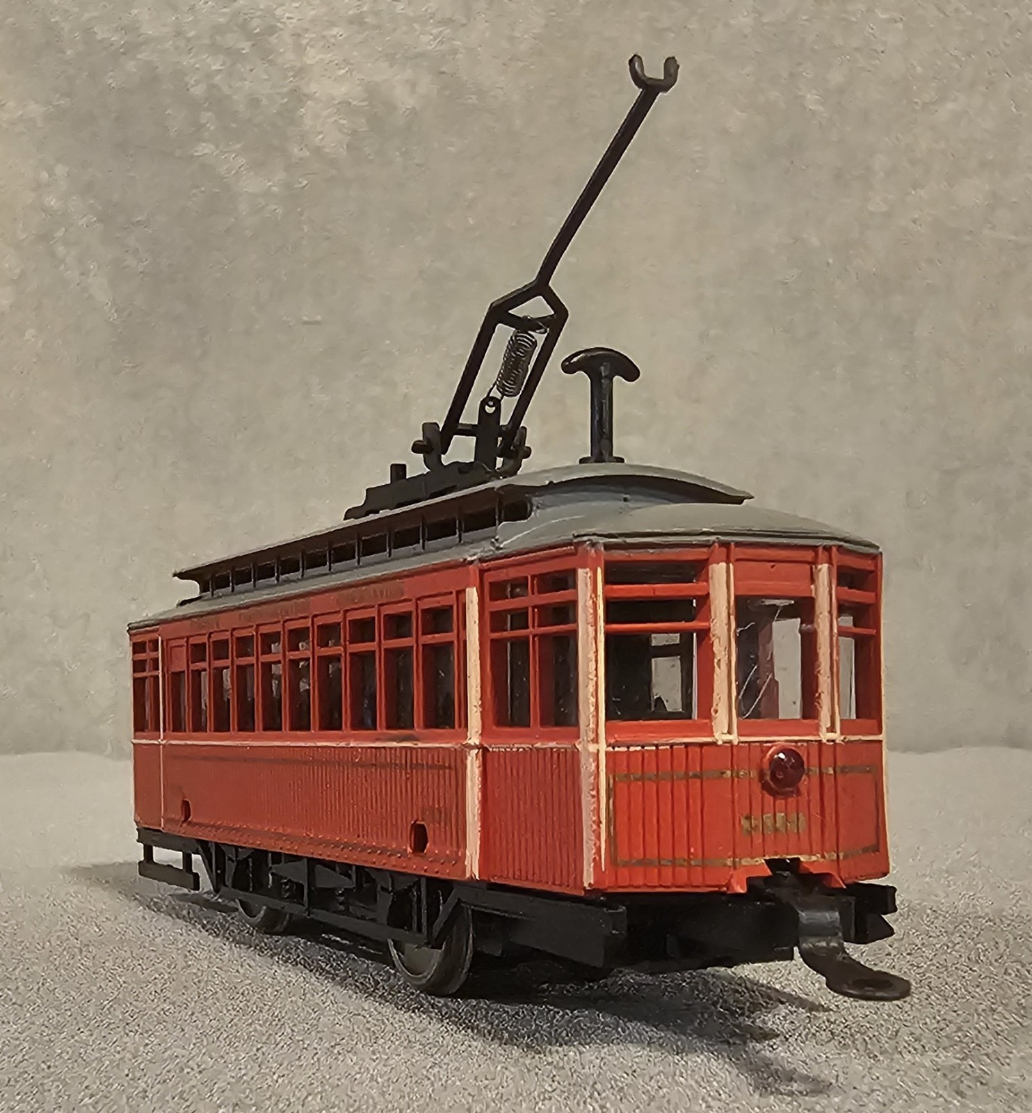LIGHTED Mehano HO Scale Toronto Transportation Birney Trolley RSO Atest Z-75202