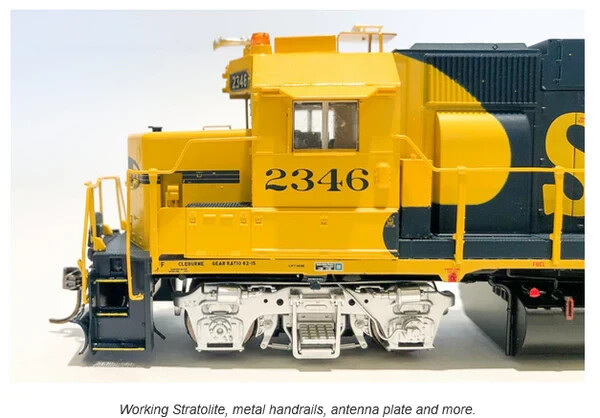 Rapido ~ HO Scale ~ EMD GP38 Low Nose ~ Standard DC ~ Santa Fe #2329~ 38003