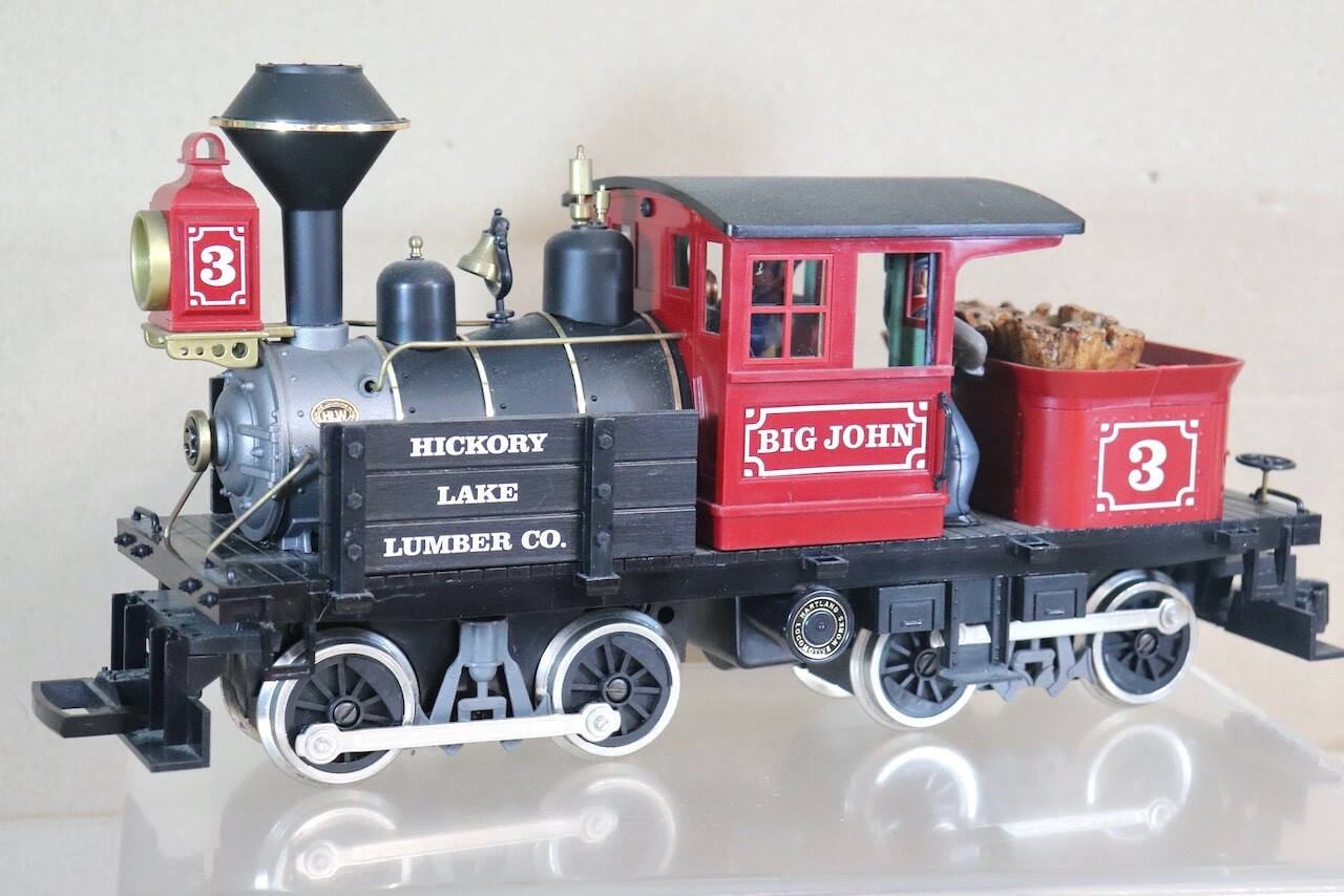 HARTLAND LOCOMOTIVE WORKS RADIO CONTROL HICKORY LAKE LUMBER 0-4-4-0 BIG JOHN of