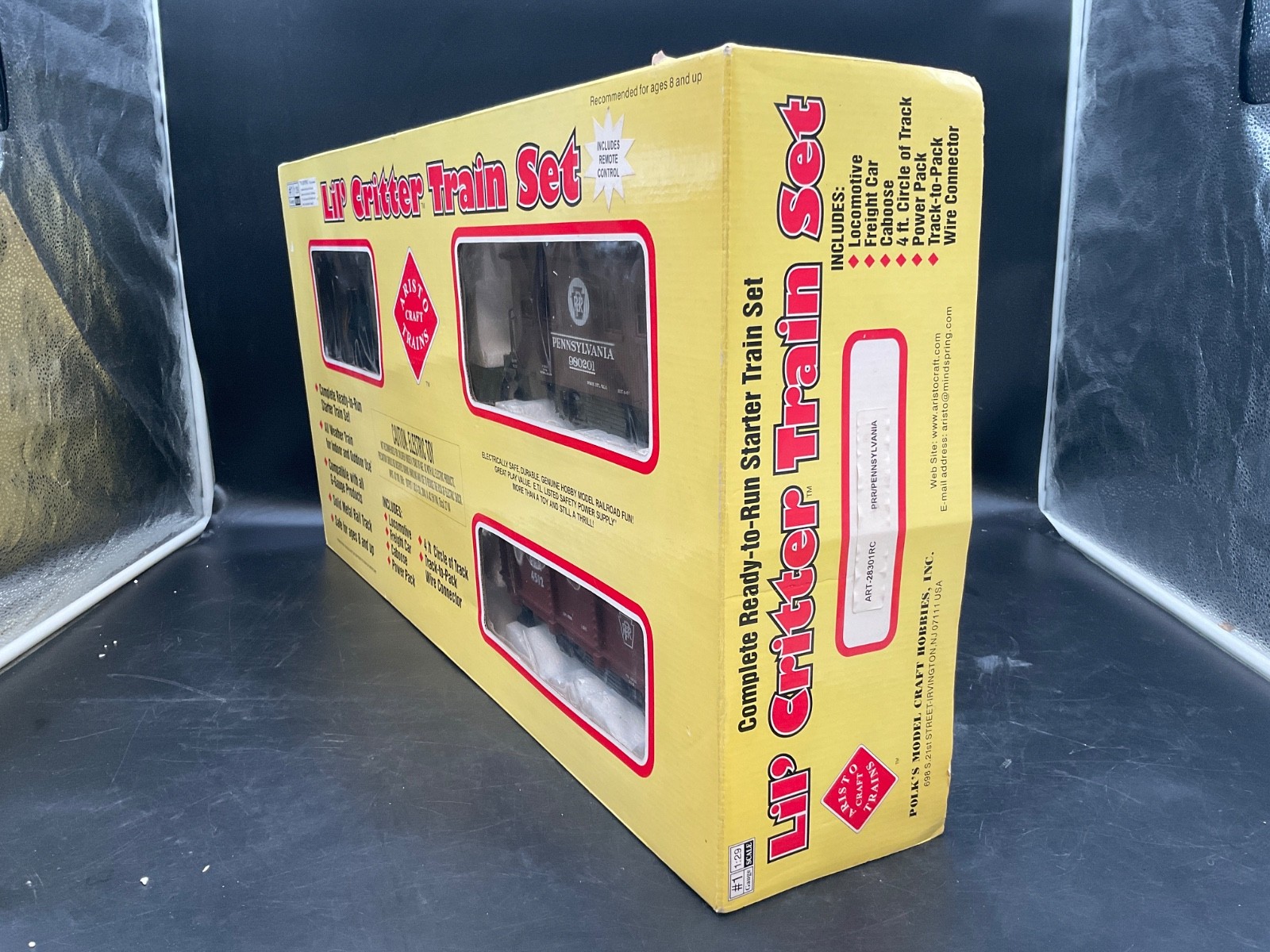 **NEW** ARISTO CRAFT – LIL’ CRITTER TRAIN SET 1:29 G SCALE “PENNSYLVANIA”