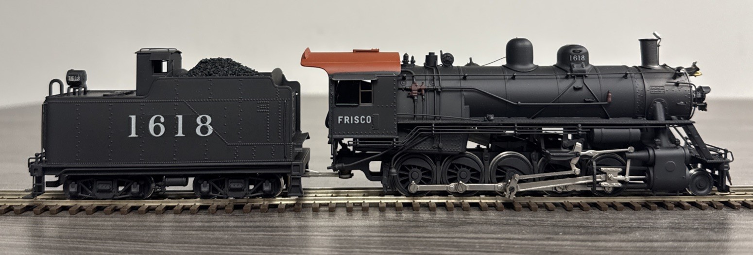 Pacific Fast Mail HO Brass Decapod FRISCO 2-10-0 Russian #1618 Pro-Painted/LNIB!