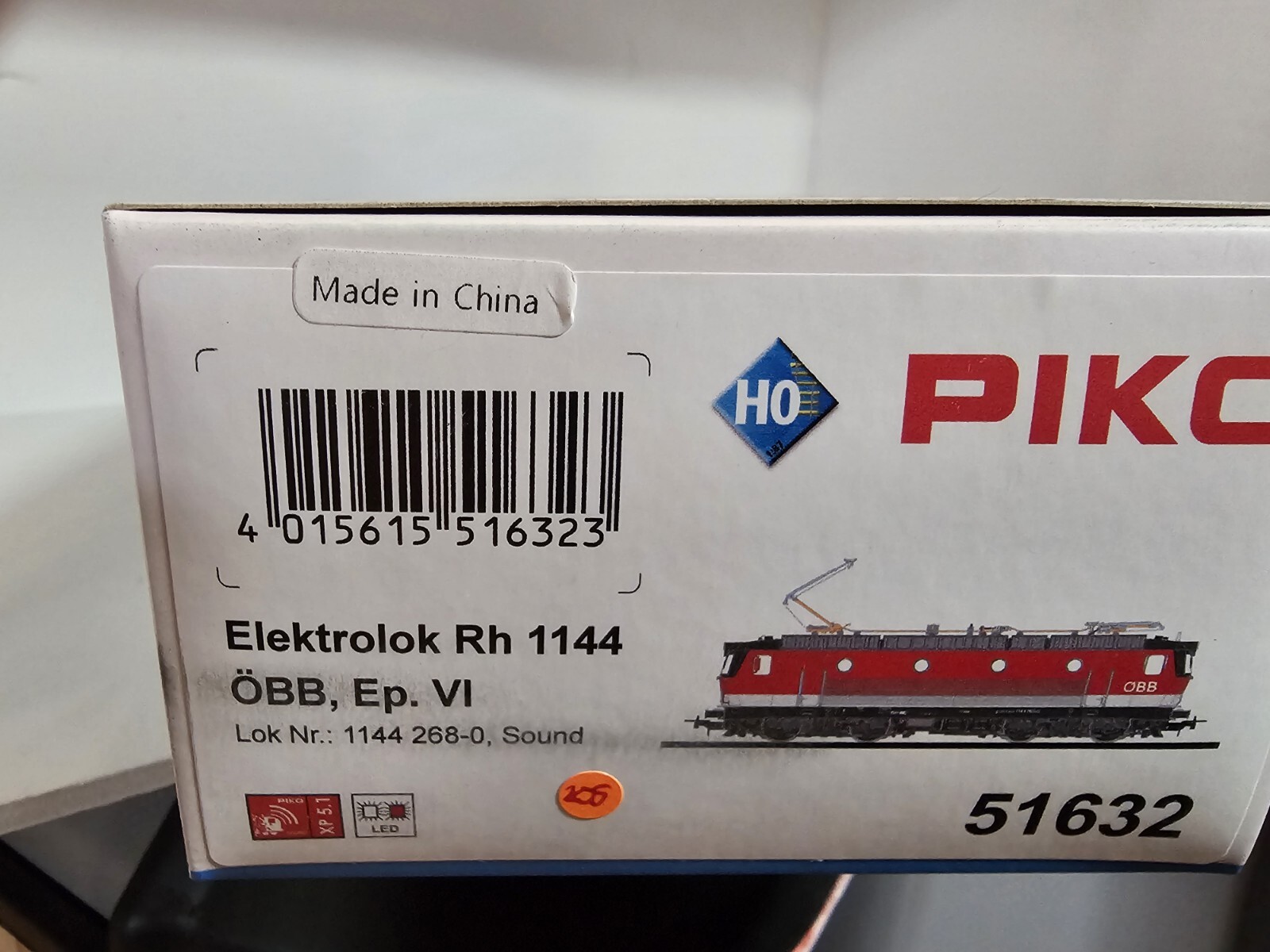 Piko OBB Rh 1144 Electric Locomotive 51632 HO Scale DCC SOUND