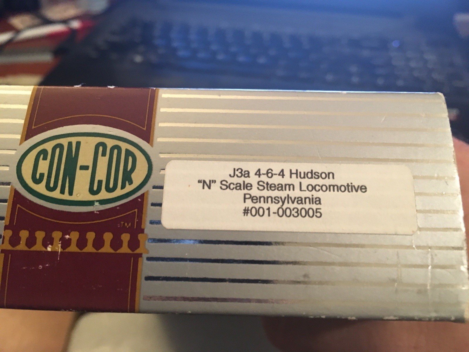 Concor Rail Baron J3a 4-6-4 Hudson N Scale Steam Locomotive Pennsylvania RR PRR