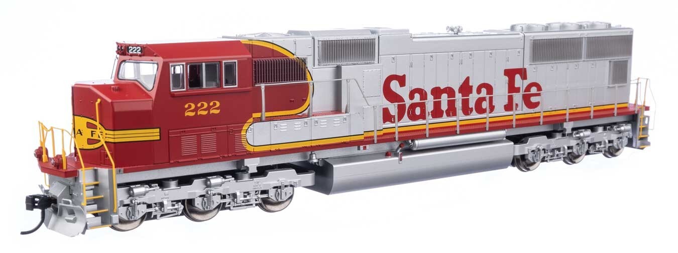 Walthers HO Scale ~ EMD SD75M ~ Santa Fe #222 ~ DC Version ~ 910-11002