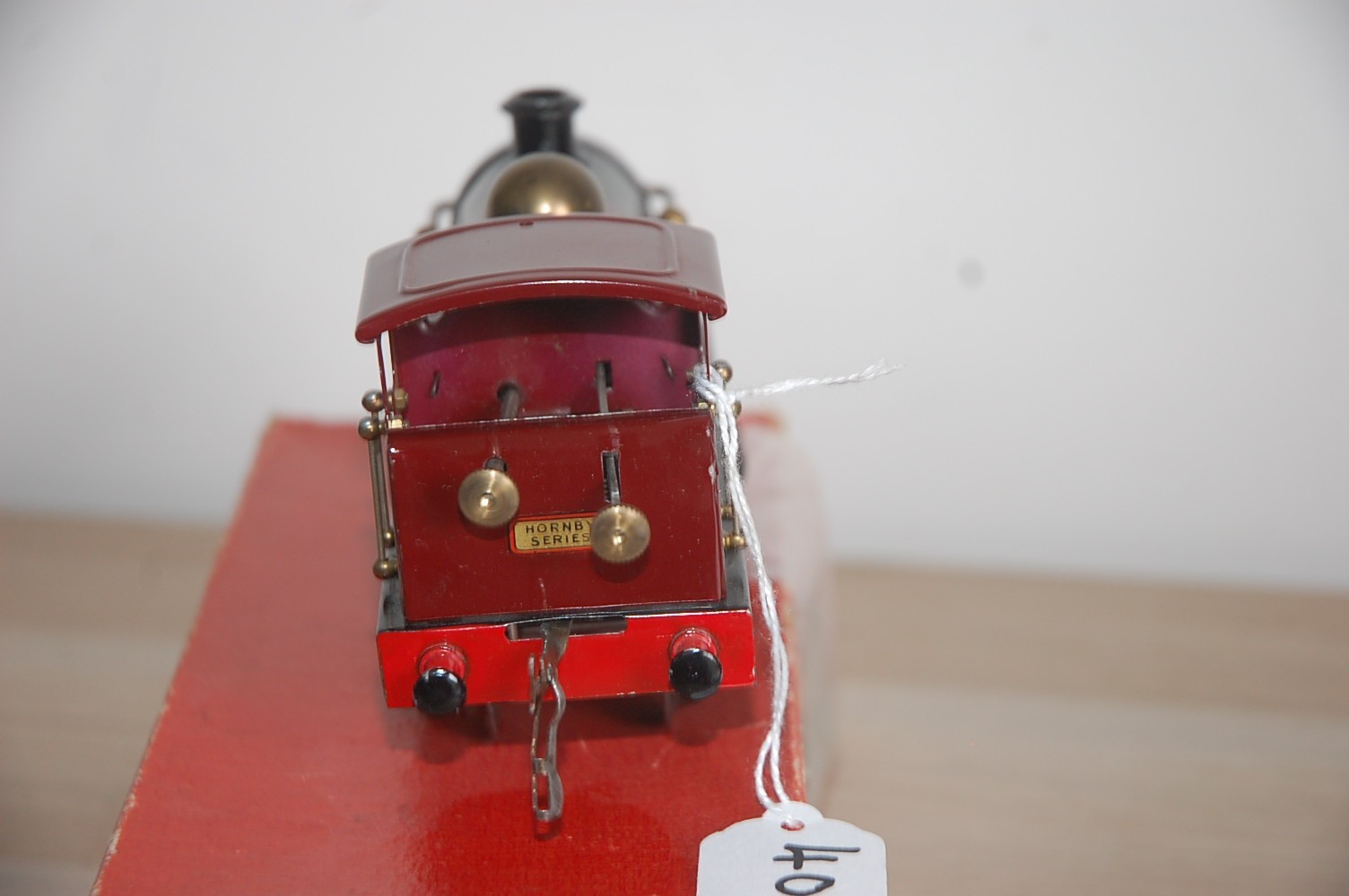 HORNBY O GAUGE CLOCKWORK EARLY No 1 TANK LOCO IN RED LMS LIVERY BOXED