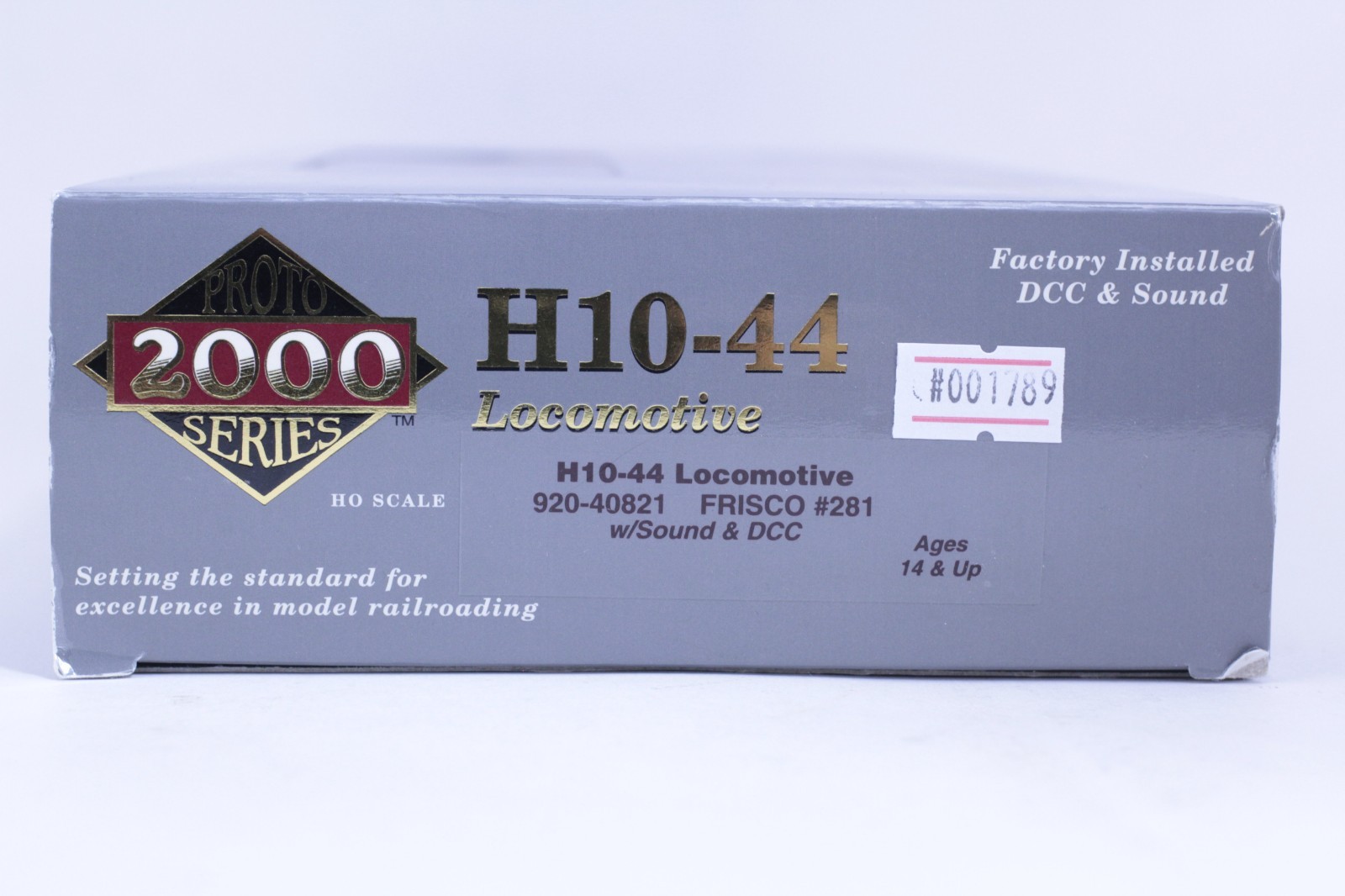 Proto 2000 HO Scale Frisco #281 F-M H10-44 DCC & Sound Equipped NEW GEARS