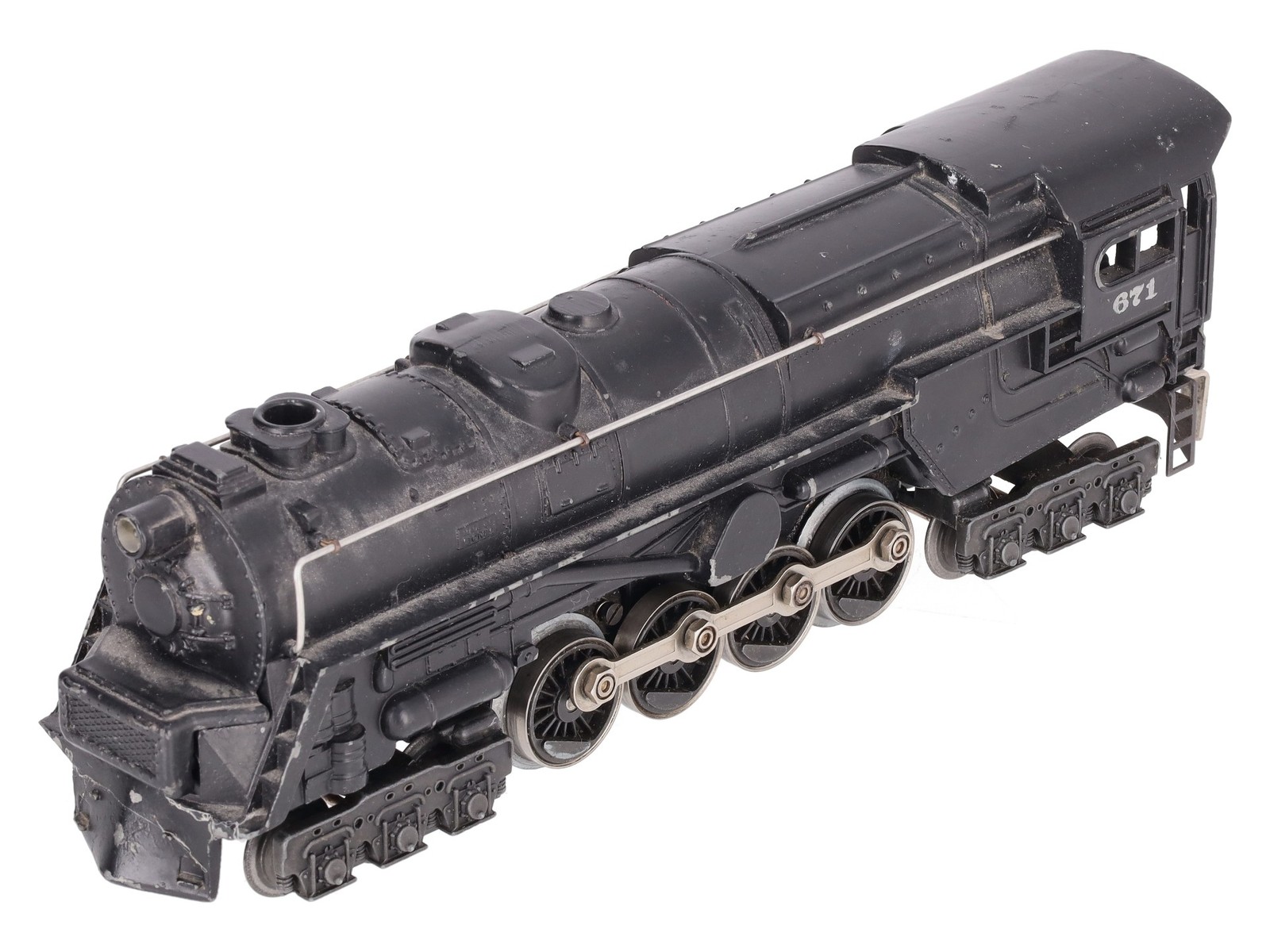 Lionel 671RR Vintage O Steam Loco- 52 Version w/o Magnetraction