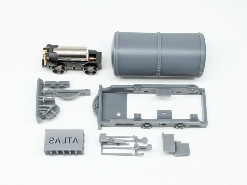 0n18 Scale Atlas Stockholm Air Locomotive Kit Tryckluftslok RLJ20 Langban On18