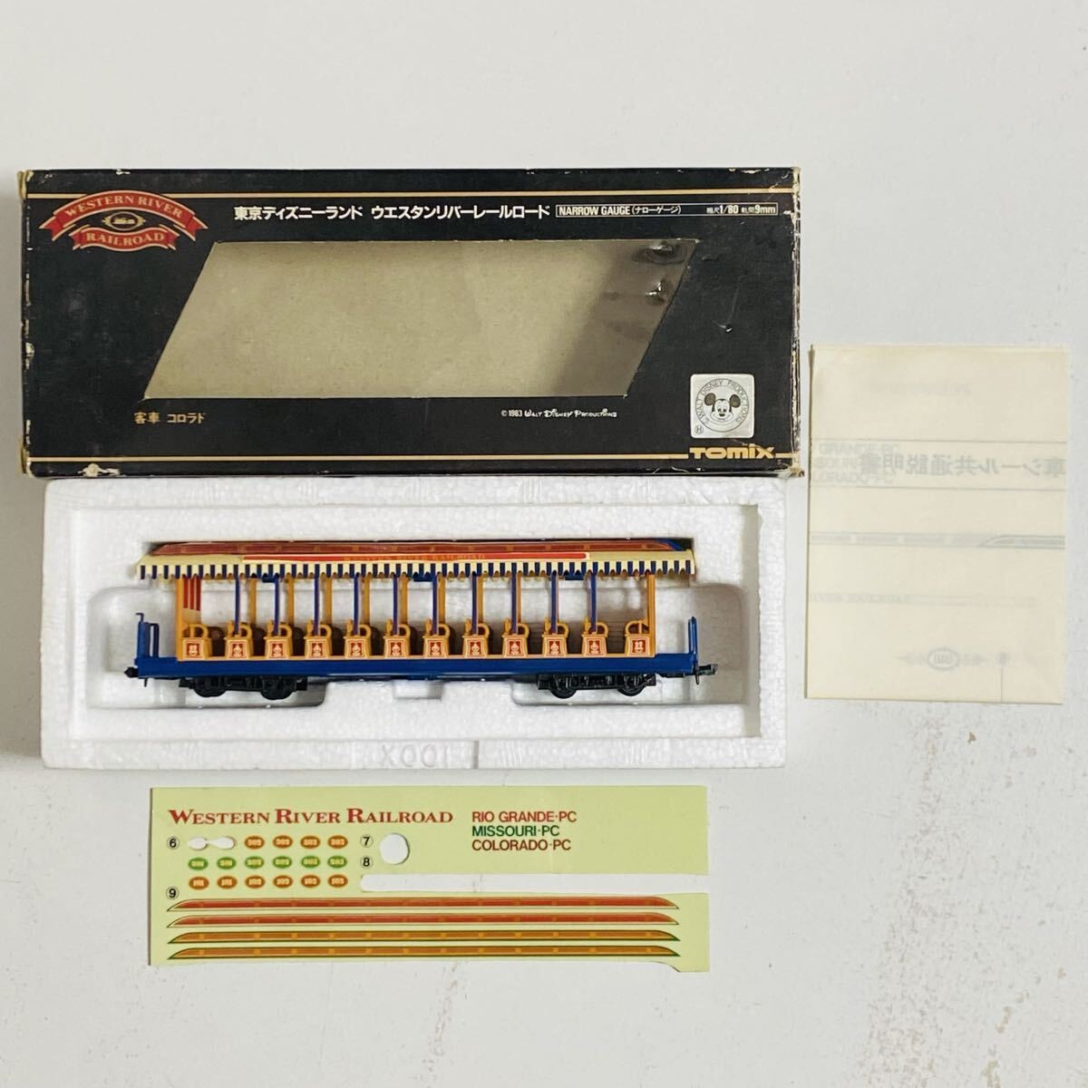 TOMY Tomix Narrow Gauge 1/80 9mm Tokyo Disneyland Western River Railroad