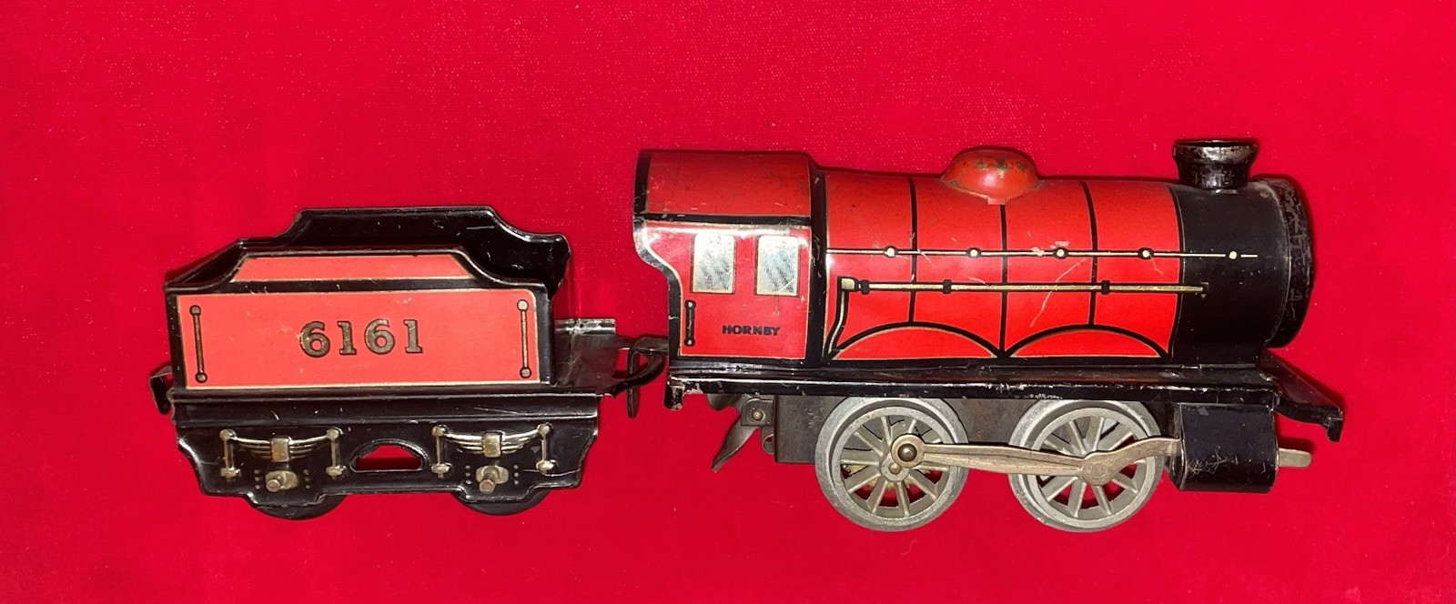 Vintage O Gauge Hornby Train Clockwork Loco & Tender – Working No Key