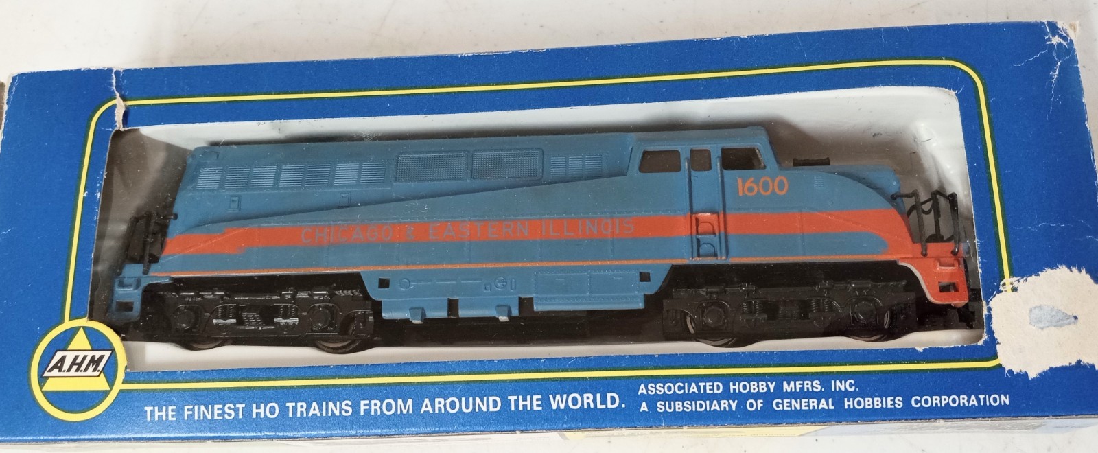 AHM HO Chicago Eastern Illinois BL-2 Locomotive w Box #5040 Dated 1974 Untested