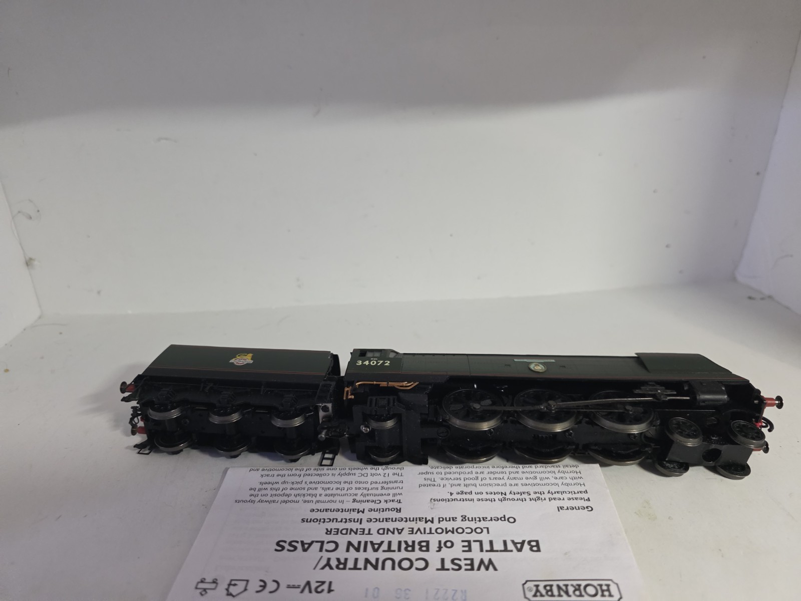 Hornby BR Battle Of Britain Steam Locomotive TMC289 OO Scale DC