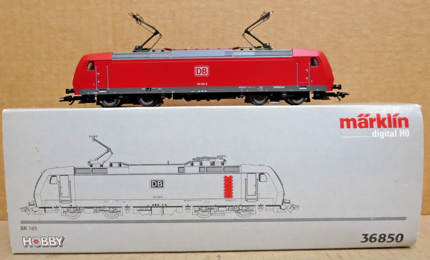 Marklin 36850 BR185 Electric Locomotive EXC. HO