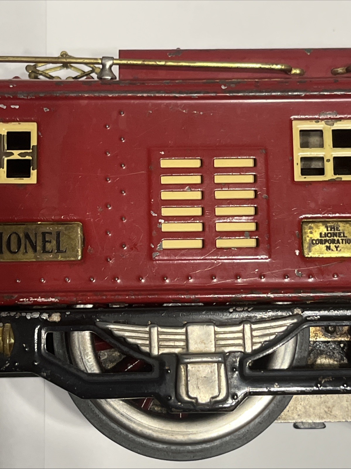 🔥 Antique Lionel Super Motor No. 8 Red Electric Engine Standard track