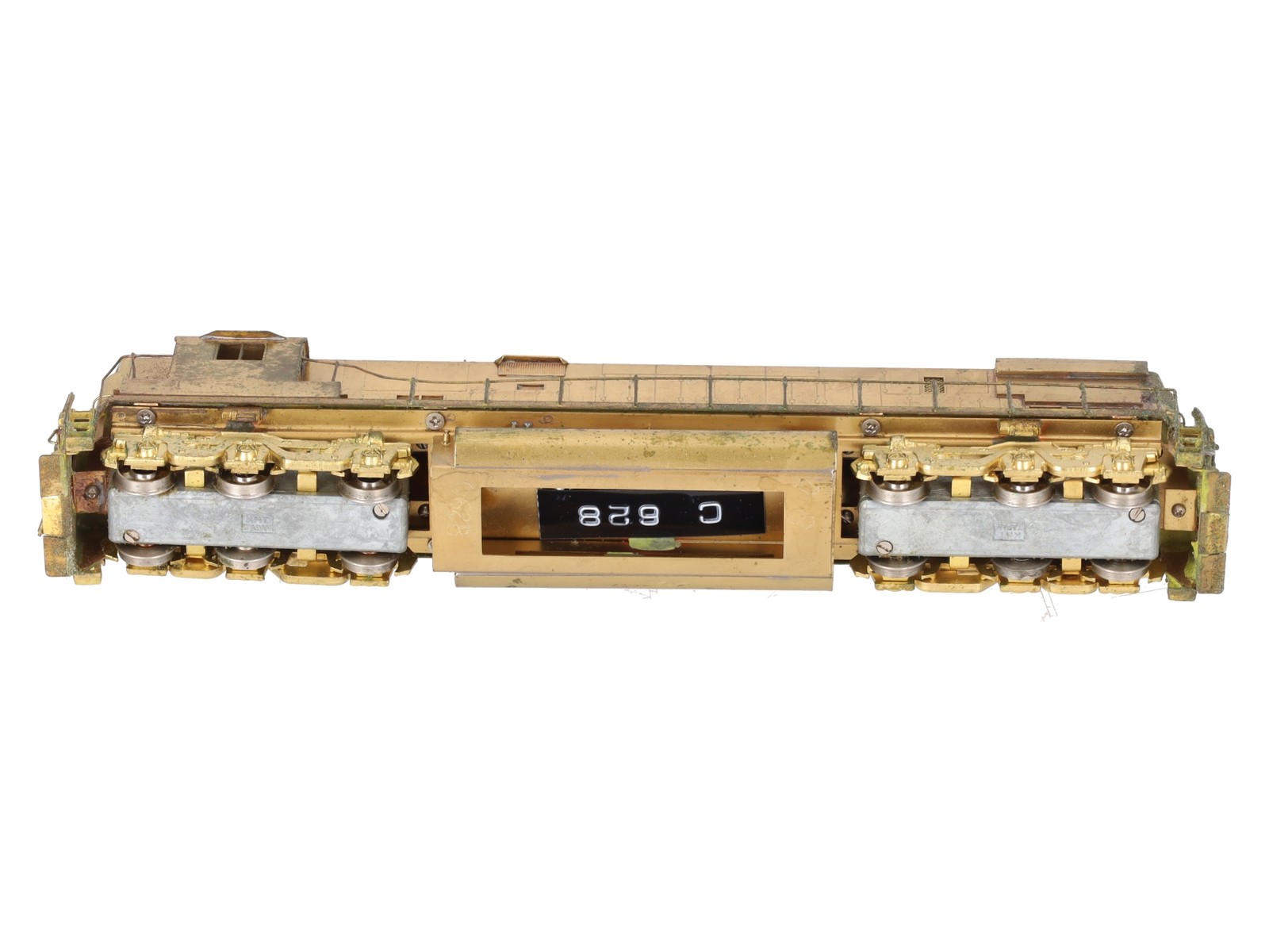 Alco Models D-138 HO Scale BRASS C-628 Low Hood Diesel Locomotive/Box