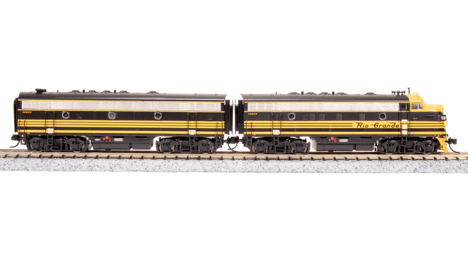 Broadway Limited 7752 N CNW EMD F7 AB As-Delivered Unit-A Diesel #4075A/4075B