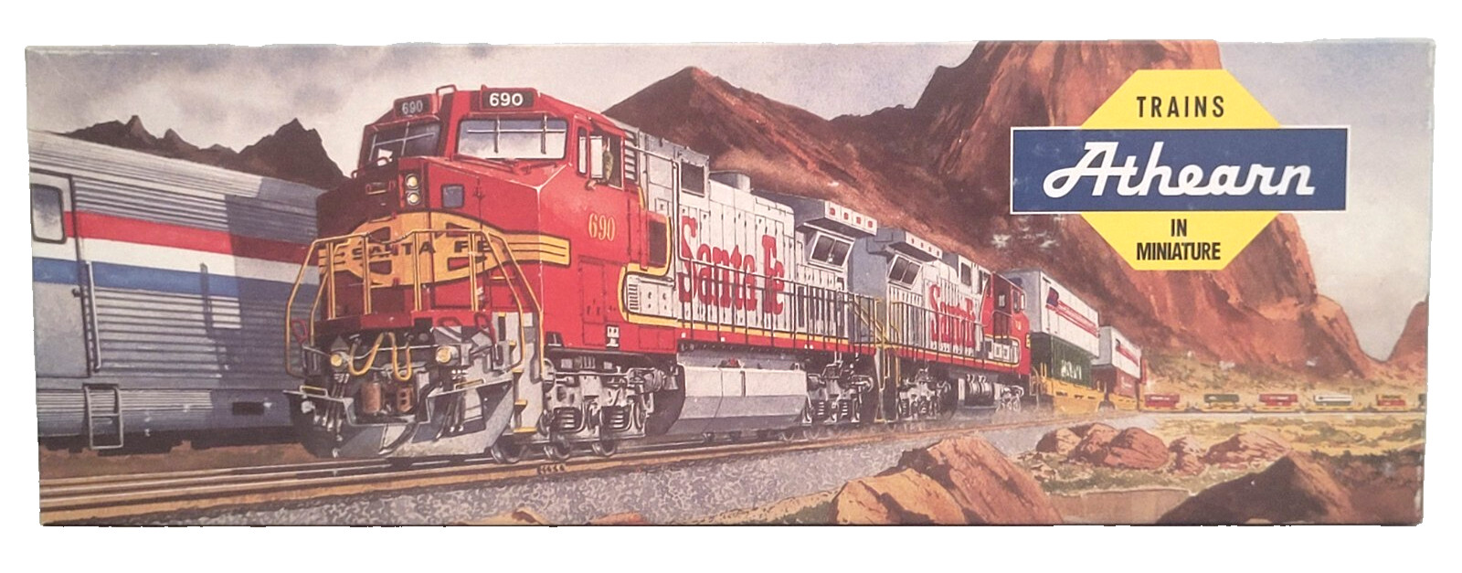 Athearn HO GP38-2 Frisco #671 DC Powered Blue Box Kit Tested