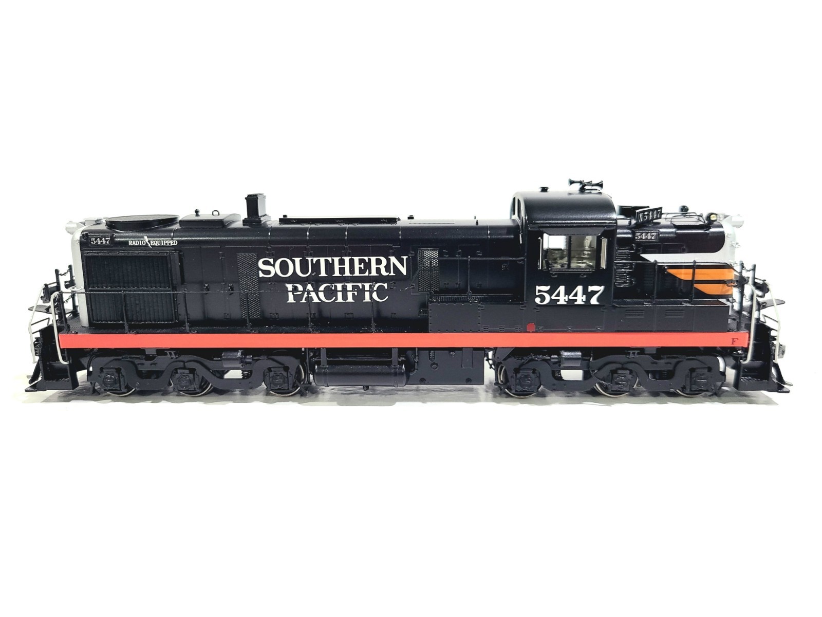 Division Point SP RSD-5 Southern Pacific Black Widow #5447 HO Brass #DP-8777.6