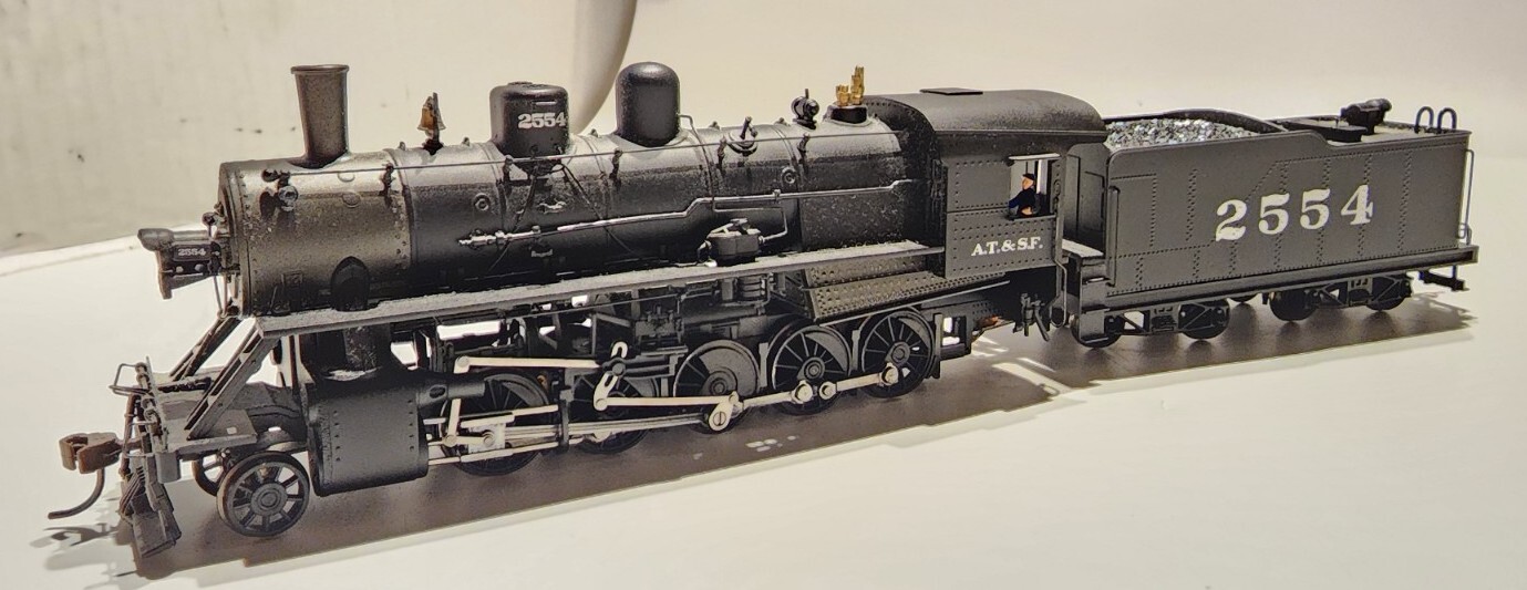 Bachmann Spectrum HO 2-10-0 Russian Decapod A.T. & S.F. #2554