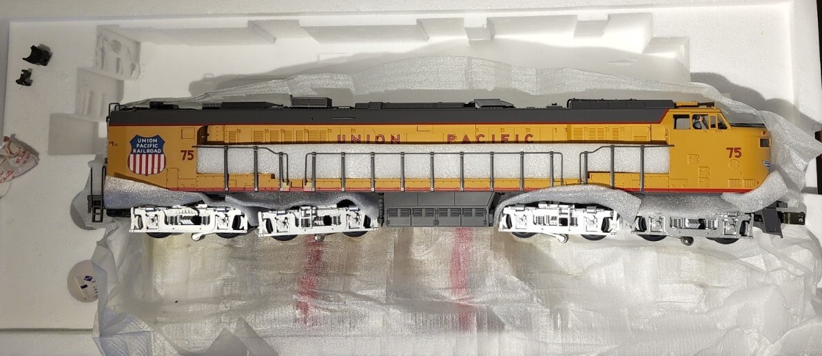 MTH O Scale Premier Veranda Turbine Union Pacific #75 – 3 Rail