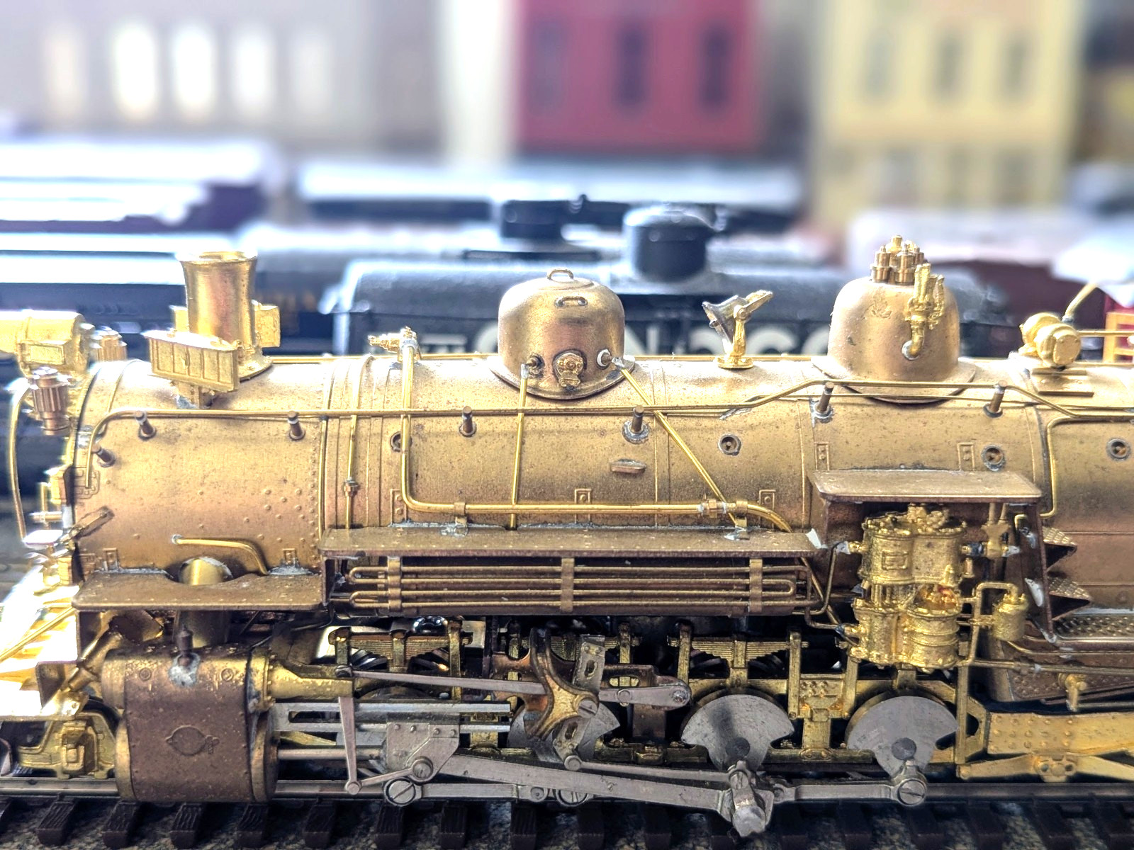 LNIB! BRASS D&RGW K-36 2-8-2 WESTSIDE HOn3 *FULL BACKHEAD *SNOW PLOW *RUNS G@@D!