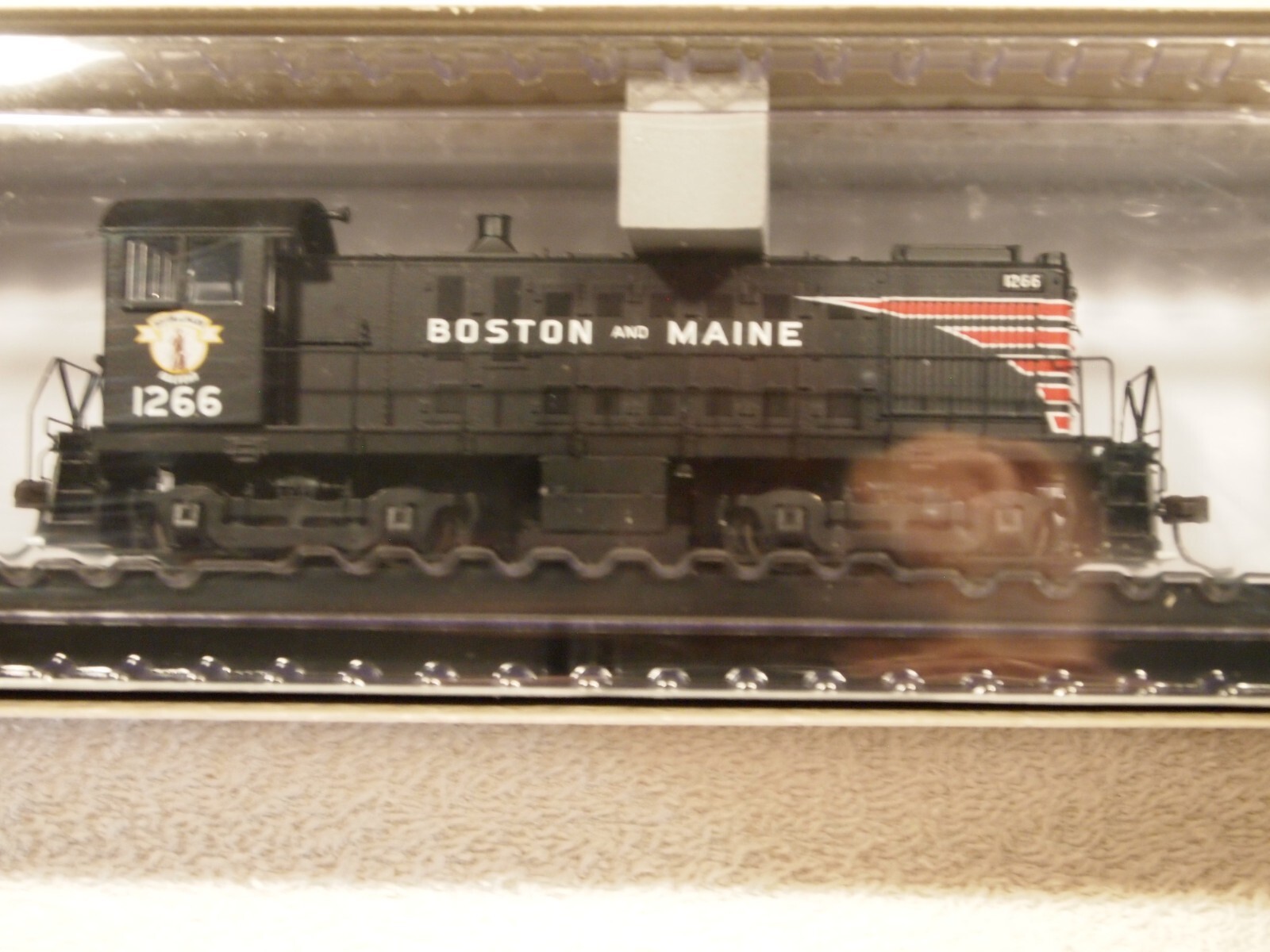 ATLAS 10003826 H.O. ALCO S-4 BOSTON & MAINE No.1266 BLACK/RED STRS / DCC READY