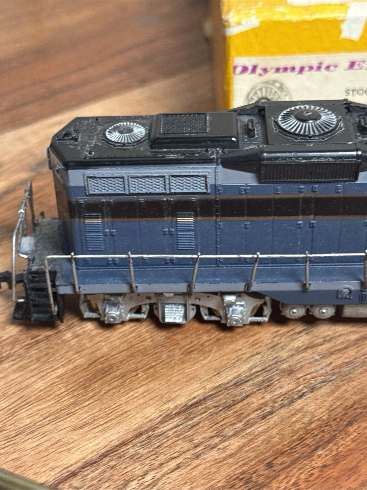 Vintage Olympic Express HO Scale EMD GP9 Diesel Locomotive – Made in Japan