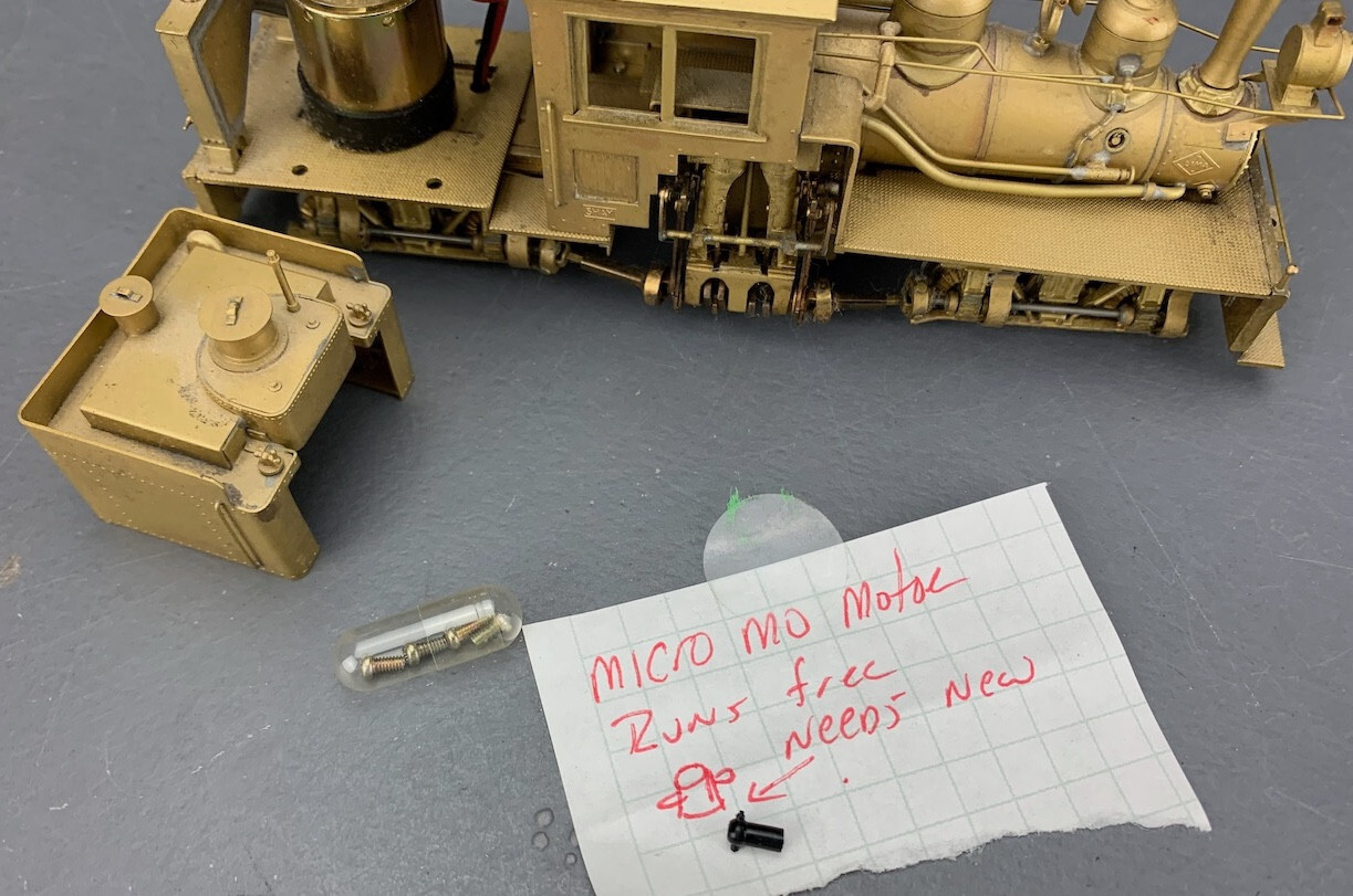 On2 Brass KTM Models 13 Ton Shay w/Grandt Line Drive O2897
