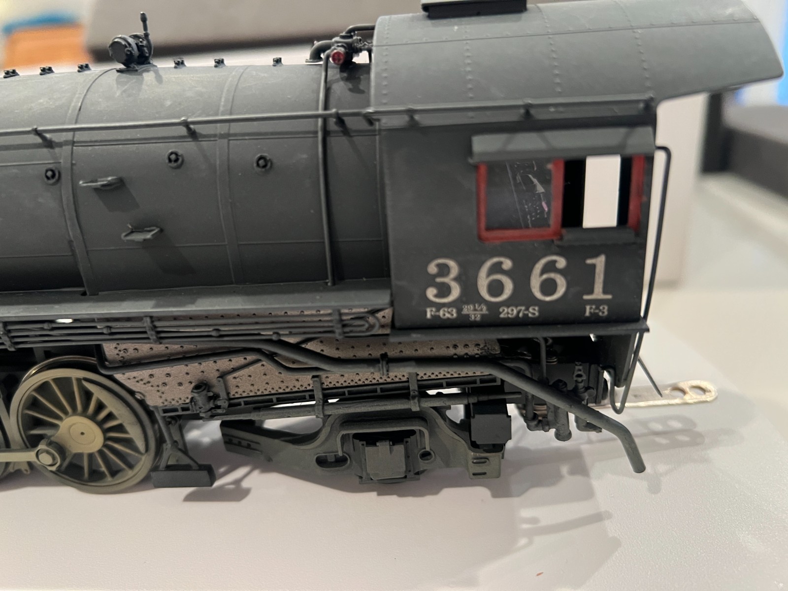 3rd Rail Sunset Models O Gauge 2-Rail SP F-Series 2-10-2 #3661 Rod Miller Custom