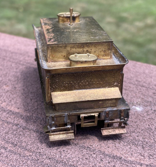 HO United Virginia & Truckee 4-6-0 No. 26 Steam Locomotive Brass Unpainted