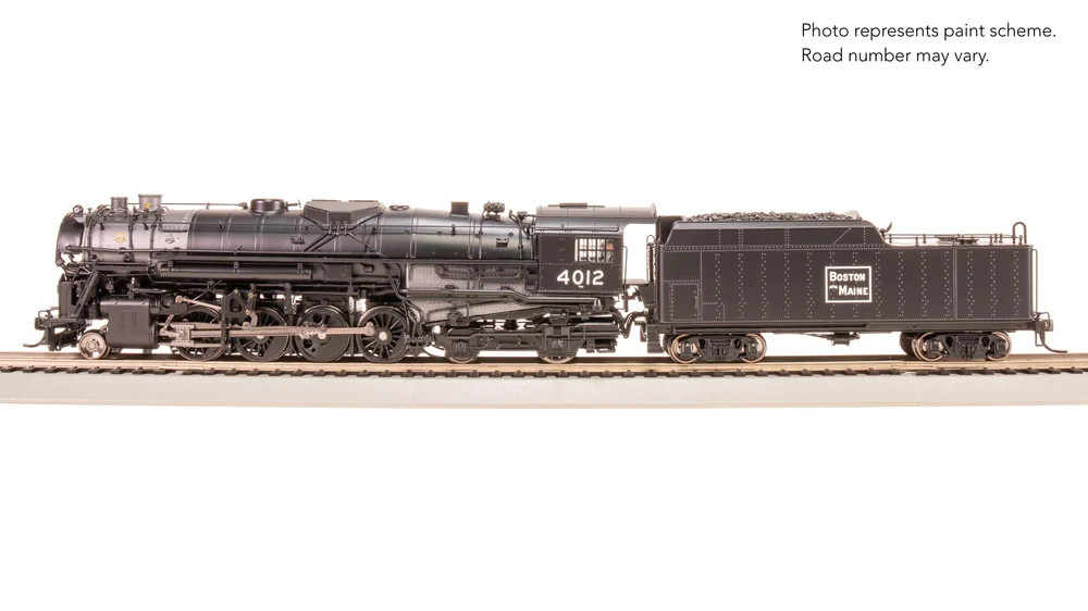Broadway Limited HO Berkshire, T1a Boston & Maine Locomotive #7792 Cab 4002 DC