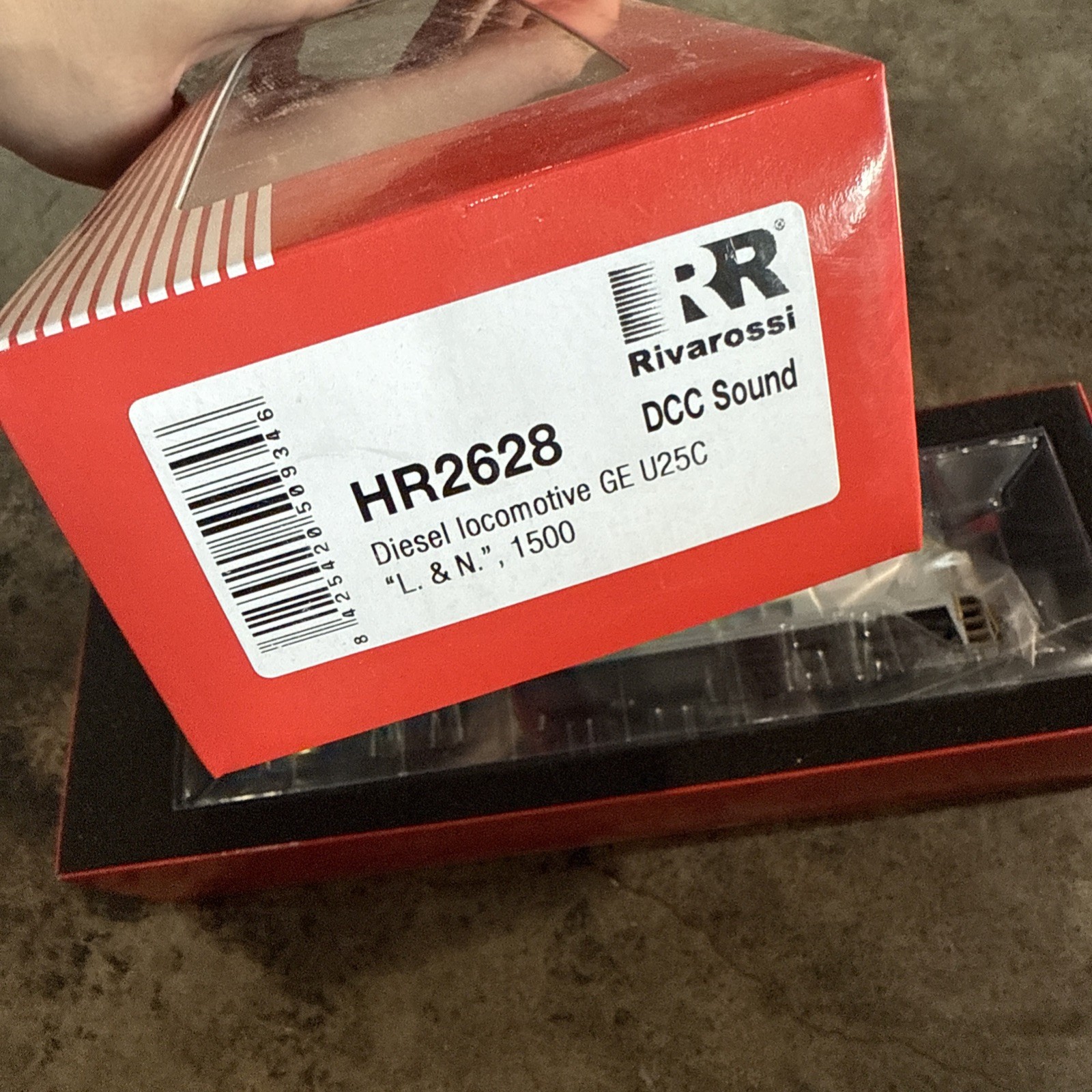 HO Rivarossi L&N GE U25C Louisville & Nashville #1500 HR2628 DCC & SOUND NIB