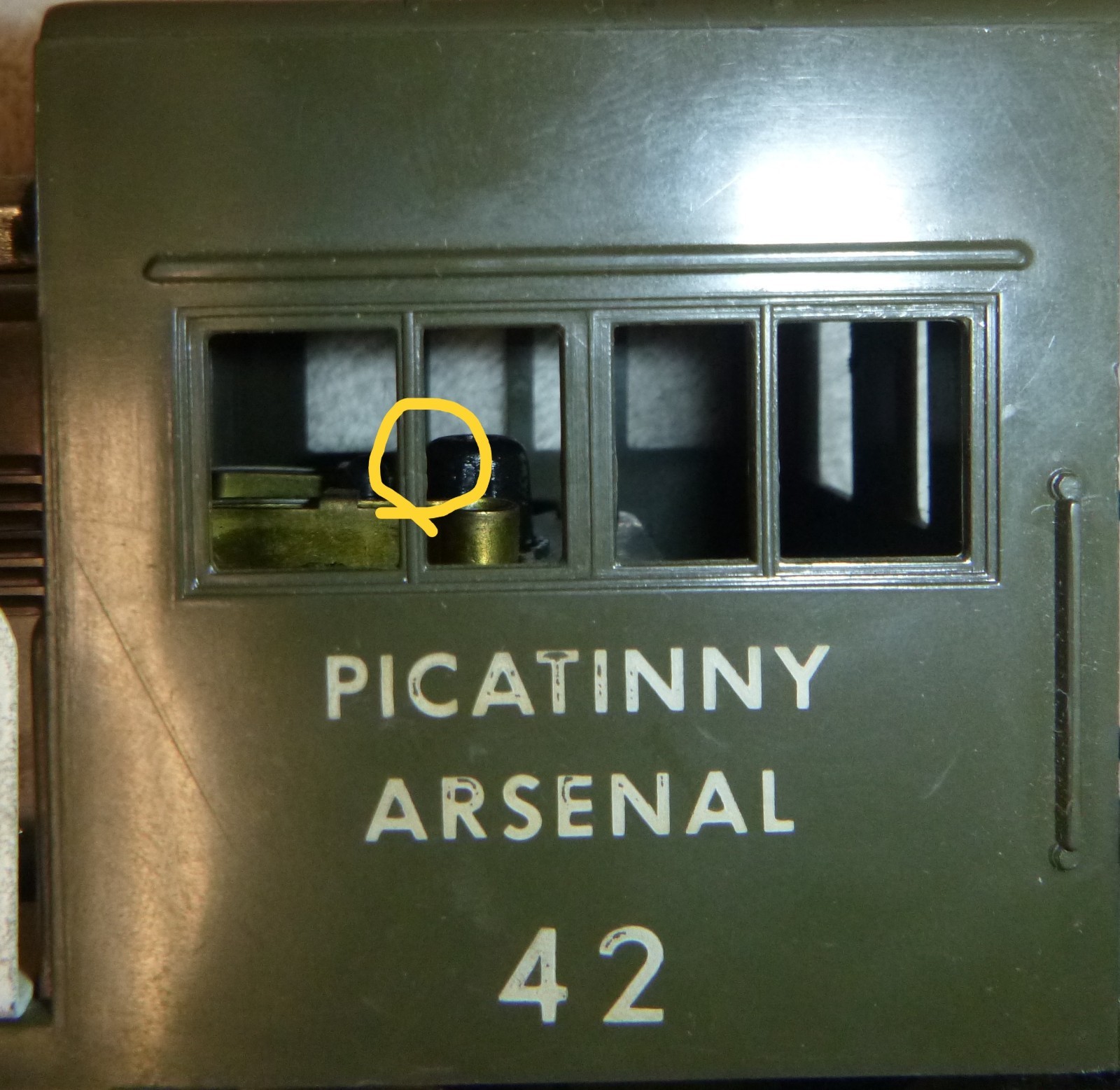 Lionel 42 Picatinny Arsenal switcher – OB and instructions