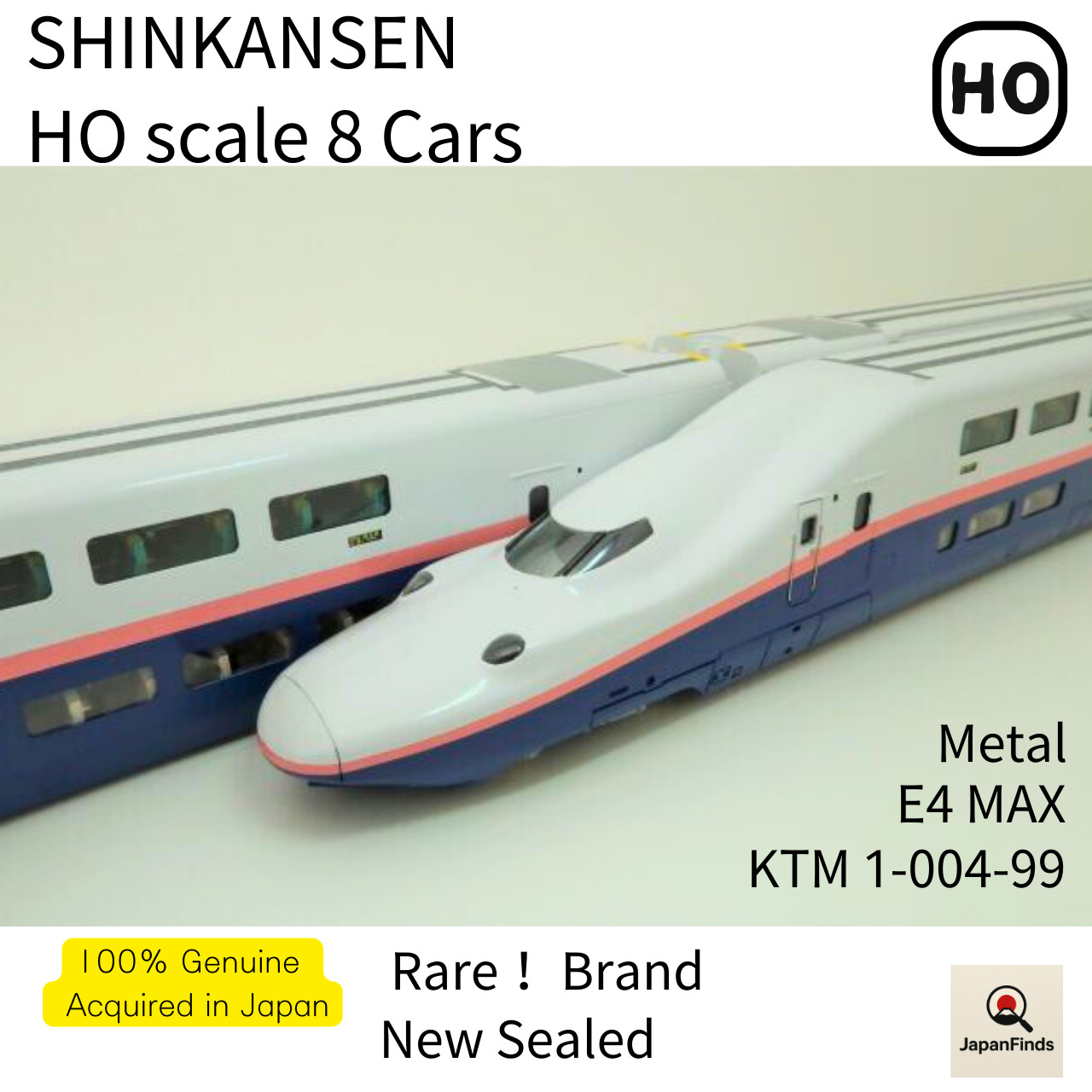 Rare KTM HO E4 Series Shinkansen Max New Paint 8-Car Set Japan Brand New Sealed