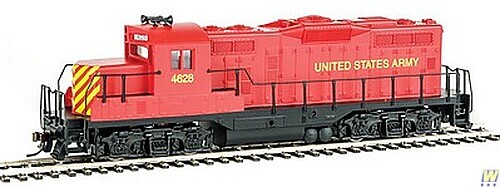 Walthers-Trainline EMD GP9M – Standard DC – U.S. Army #4628