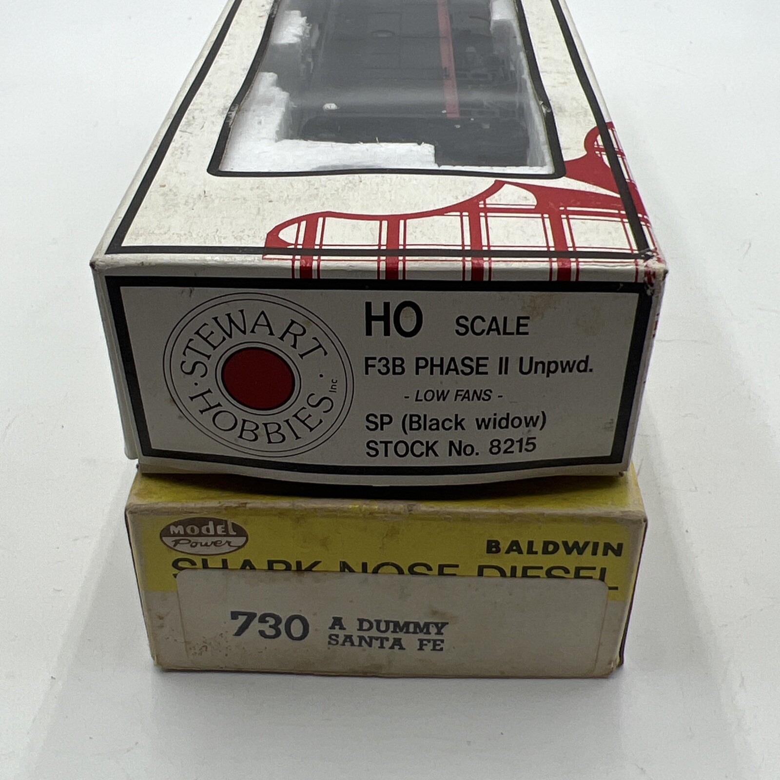 STEWART KATO SOUTHERN PACIFIC F3A POWERED DIESEL LOCOMOTIVE 6108 & F3B DUMMY EUC