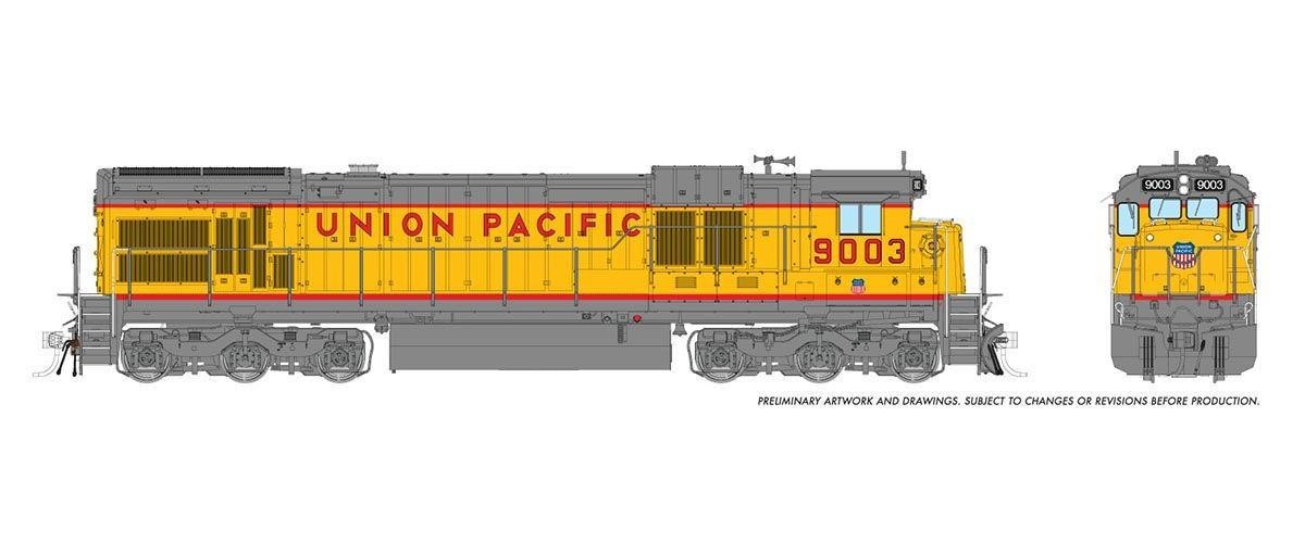 Rapido ~ HO Scale ~ Union Pacific ~ C36-7 #9036 ~ DC/DCC Sound ~ 042632
