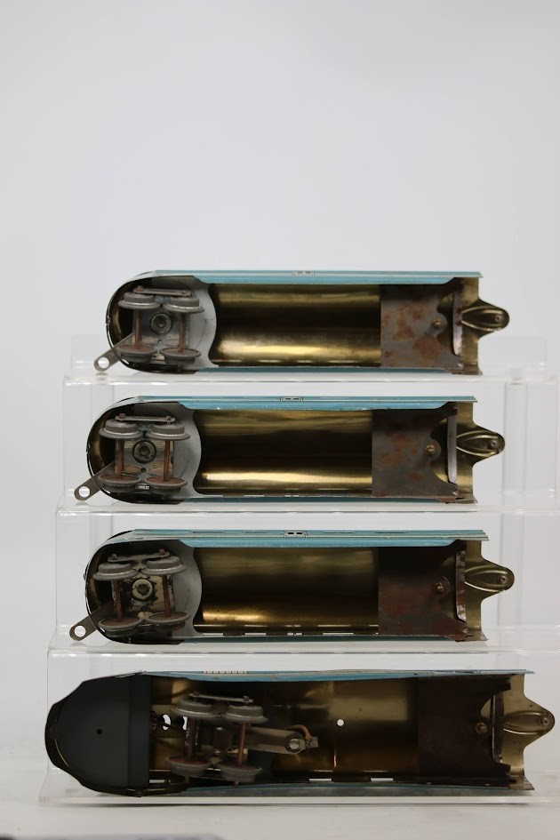 American Flyer Prewar O Gauge Tin Litho “The Comet” Passenger Car Set 1:48