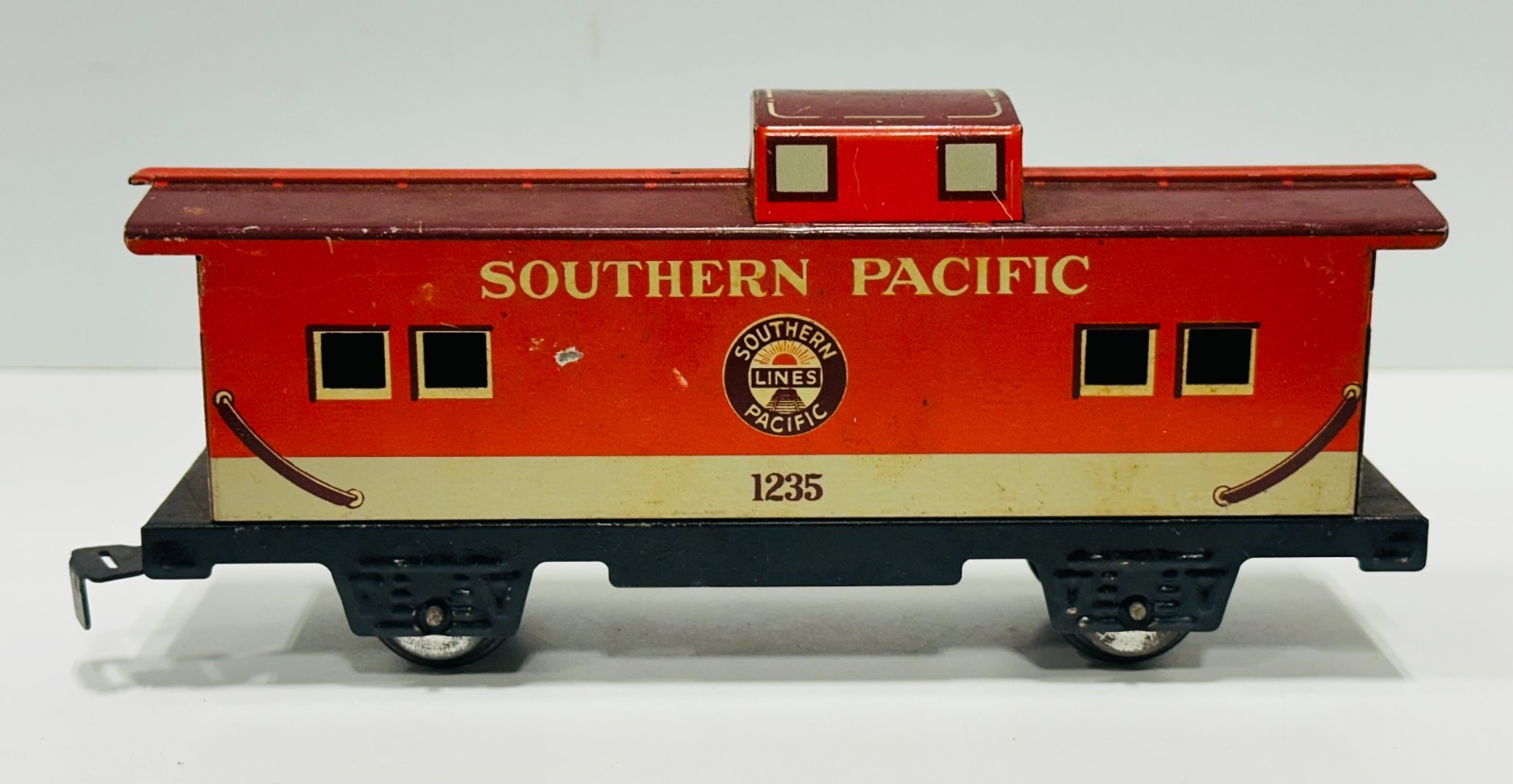 Vintage Marx Southern Pacific 1235 CABOOSE collectible toy o scale