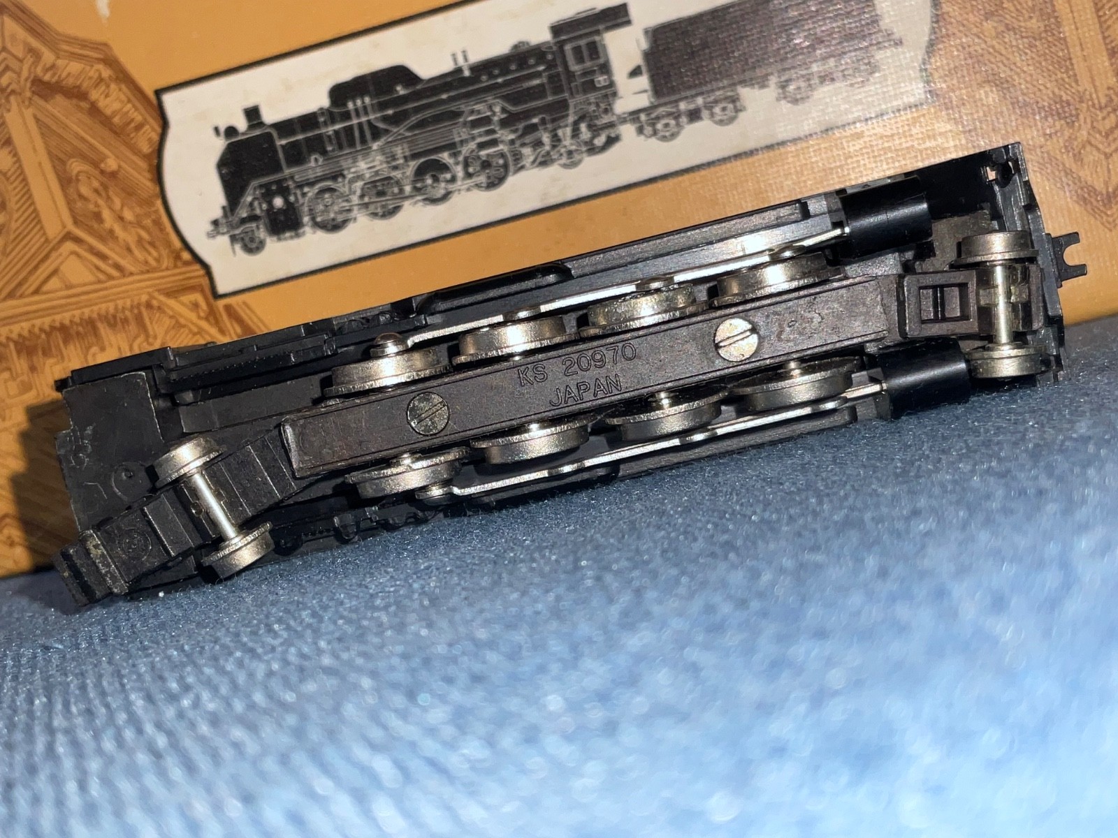 SL D-51 Degoichi 1:130 scale 2-8-2 steam locomotive train model railroad Japan
