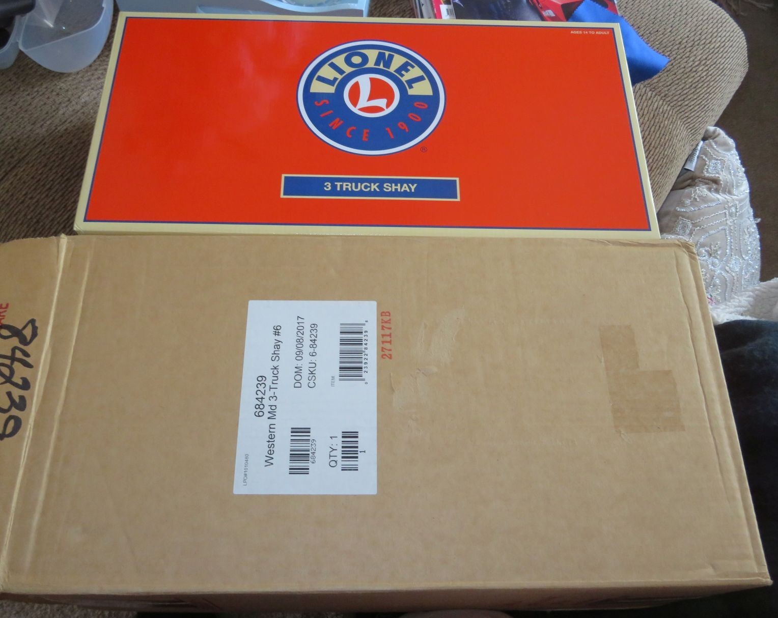 LIONEL 84239 Western Maryland Legacy 3 Truck Shay #6 – NEW -NR