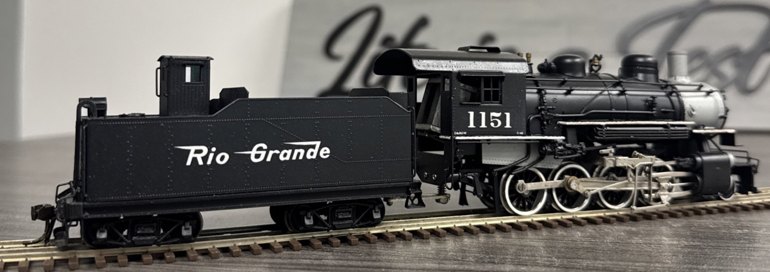 Nickel Plate Products HO Brass Consolidation D&RGW 2-8-0 C-48 #1151 DOES NOT RUN