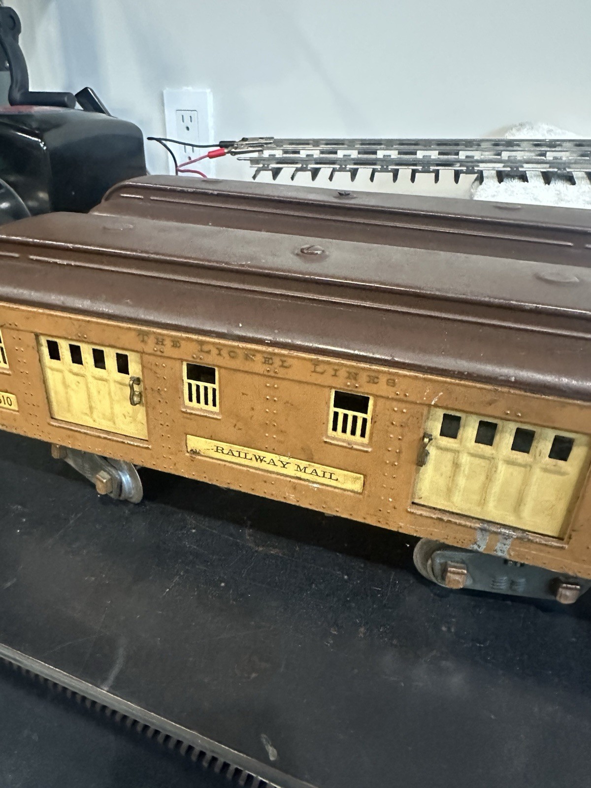 Lionel 318 Standard Gauge 4pc Set 0-4-0 State Brown 1924-32 Runs Reverses Lights
