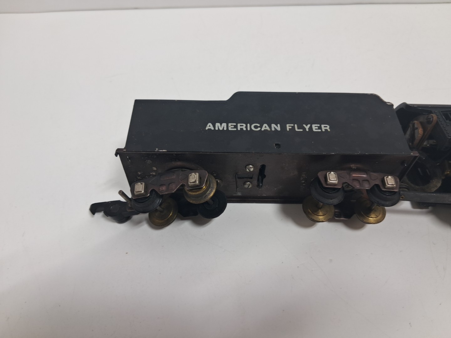 Vintage American Flyer No 290 Cast Metal Steam Engine Locomotive & Tender Exc