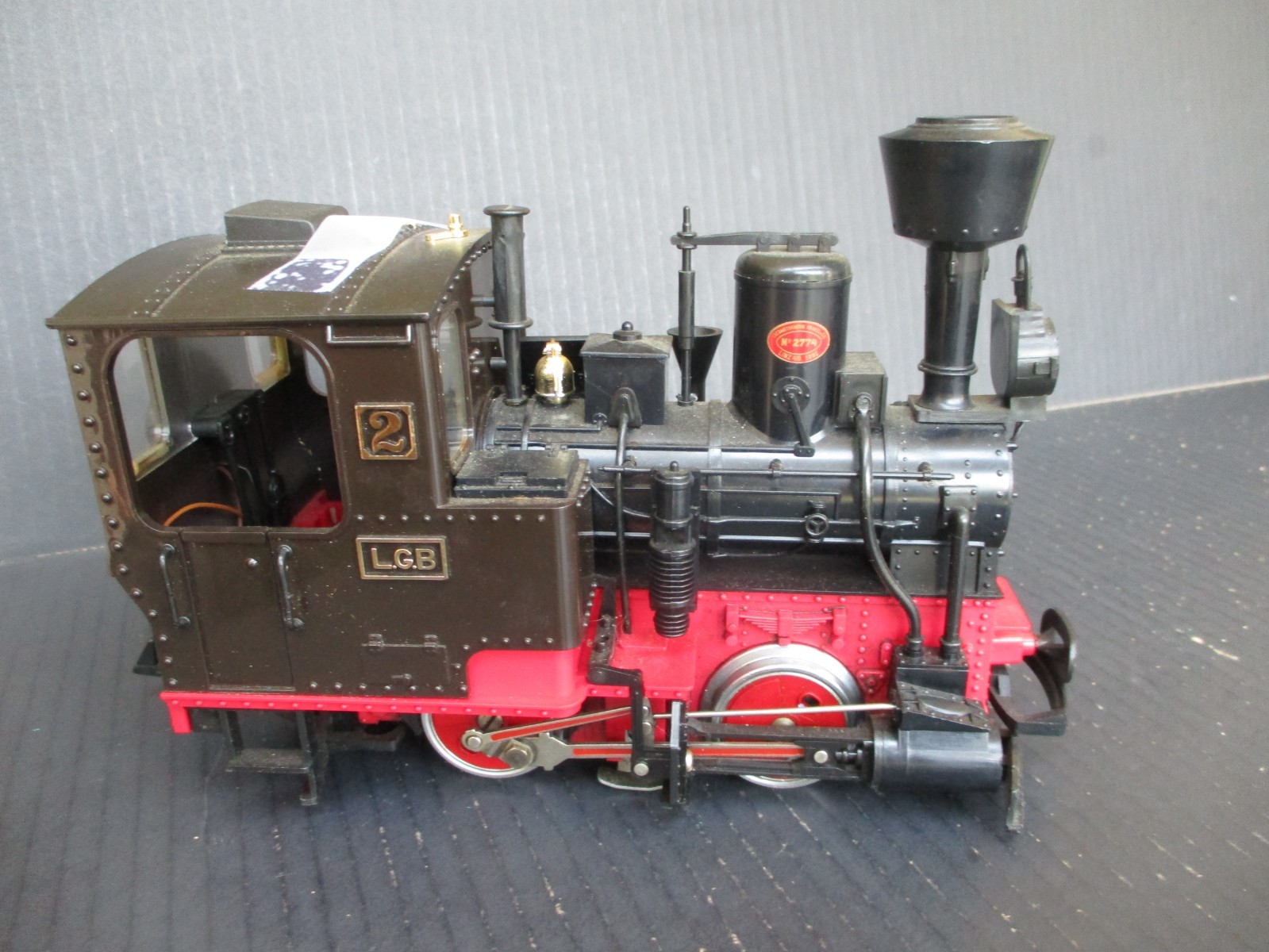 LGB #2774 2020 0-4-0 Tank Steam Engine G Gauge Lehmann Western Germany Brown Cab