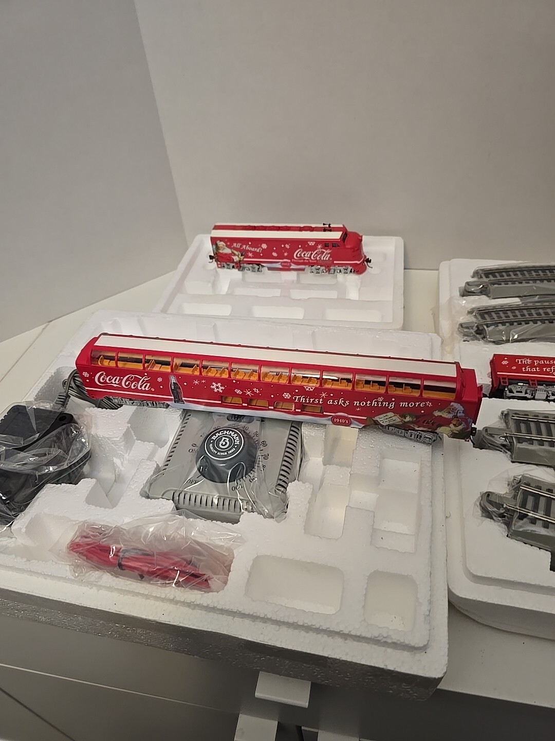 Coca-Cola Thru The Years F3 Train Set Bradford Exchange Hawthorne Village