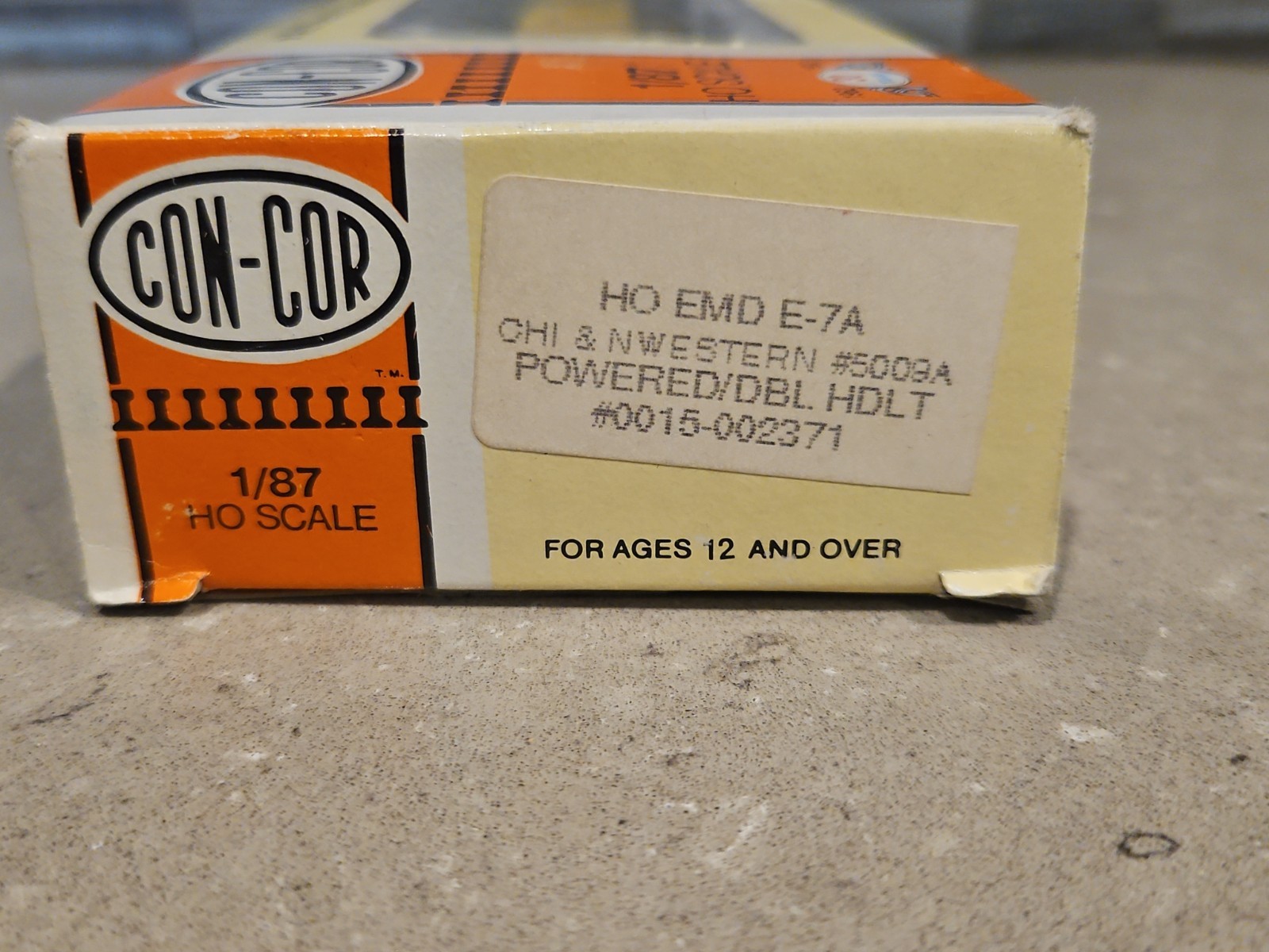 Vtg Con-Cor HO EMD E-7A Chicago & North Western CNW #5009A Powered 15-002371 LN