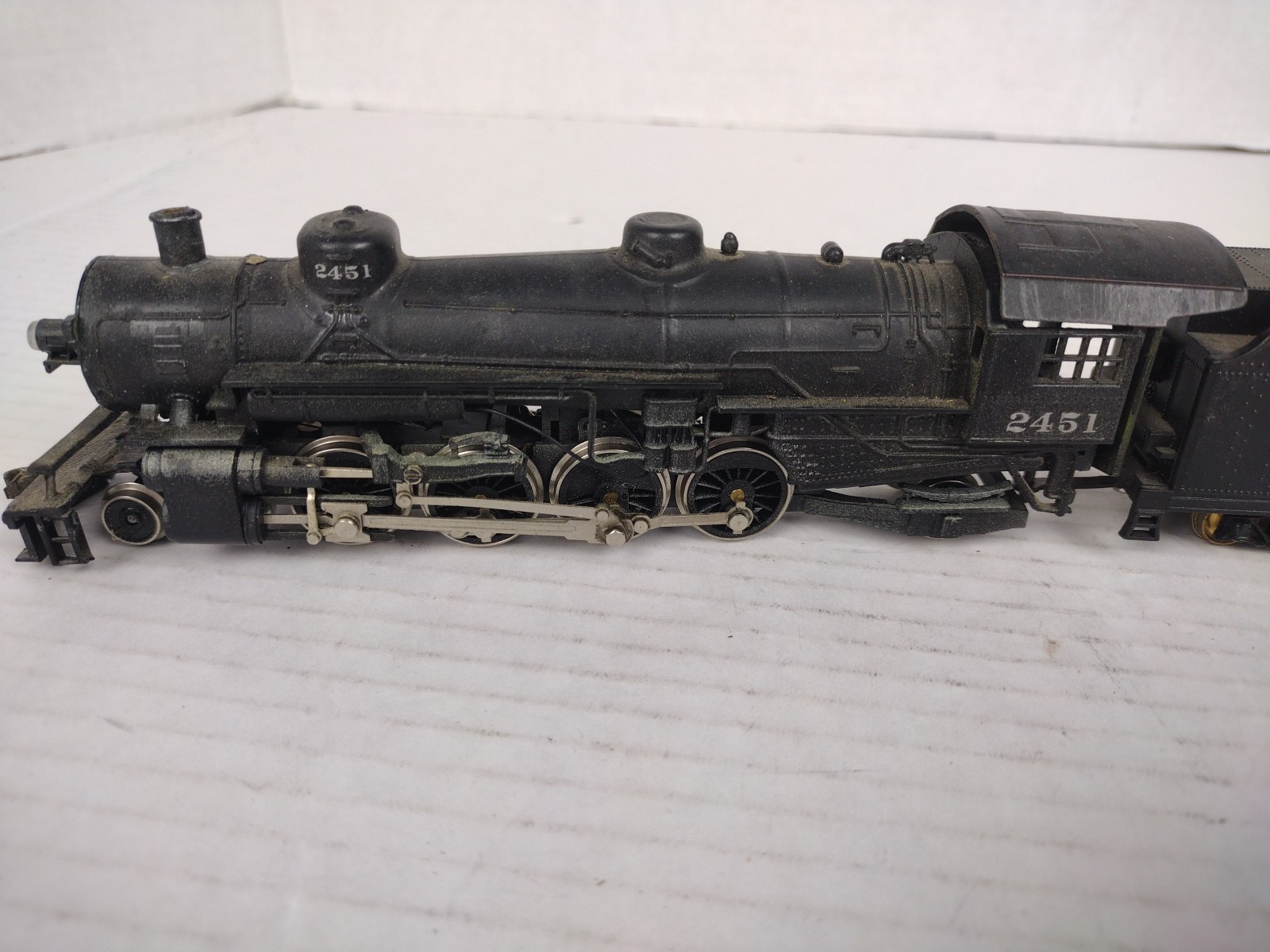 HO Scale Mehano ATSF Santa Fe? 2-8-2 Steam Locomotive #2481 Yugoslavia Made