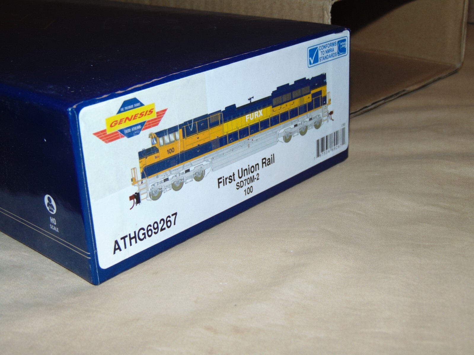 ATHEARN GENESIS HO 69267 FIRST UNION RAIL SD70M-2 DIESEL BRAND NEW/ORIGINAL BOX.