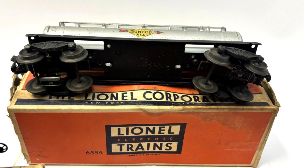Vintage Lionel Train Set – 675 Locomotive, Whistle Tender & Freight Cars TESTED!